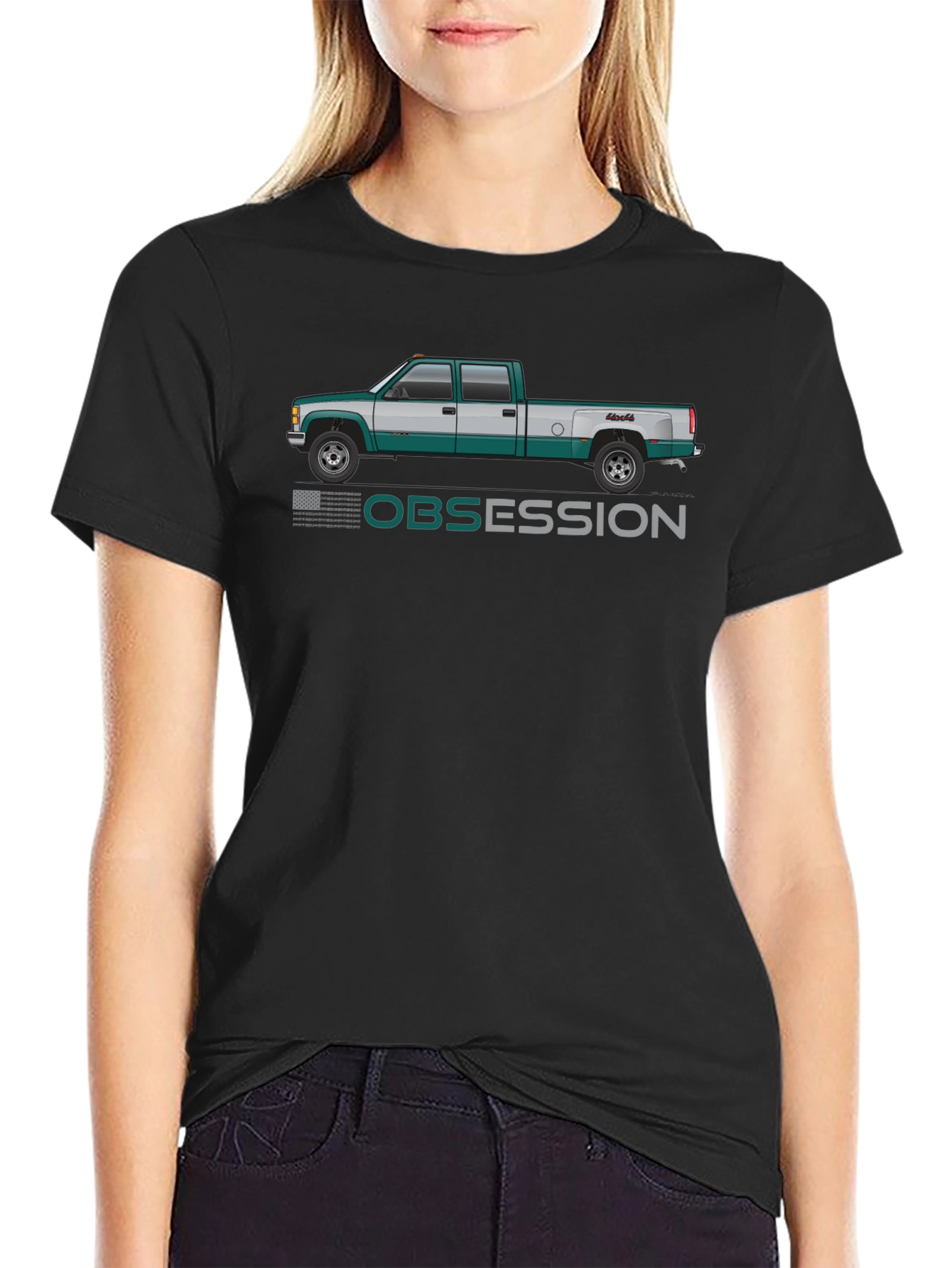Obsession Truck T-Shirt - Black Tee