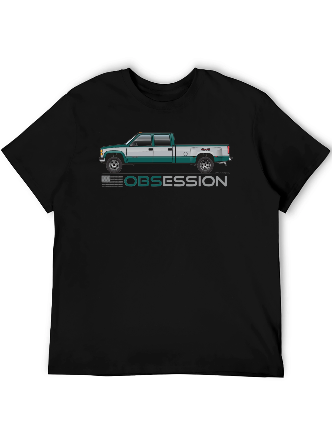 Obsession Truck T-Shirt - Black Tee