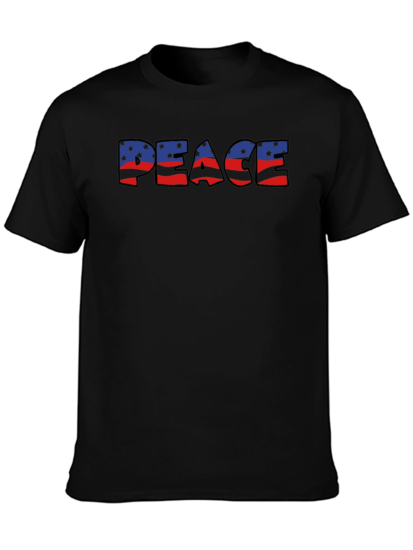 Peace American Flag T-Shirt