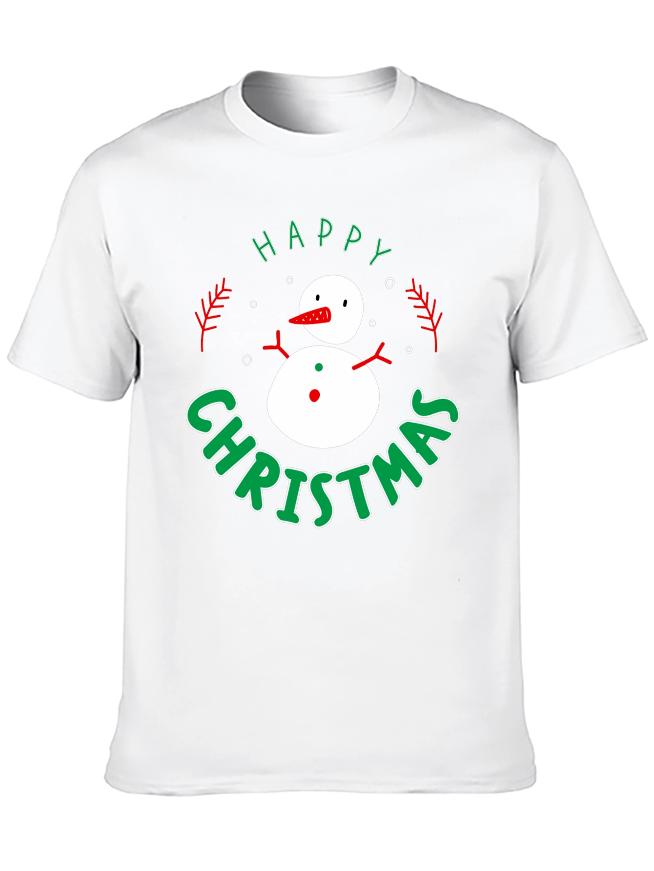 Happy Christmas Snowman T-Shirt