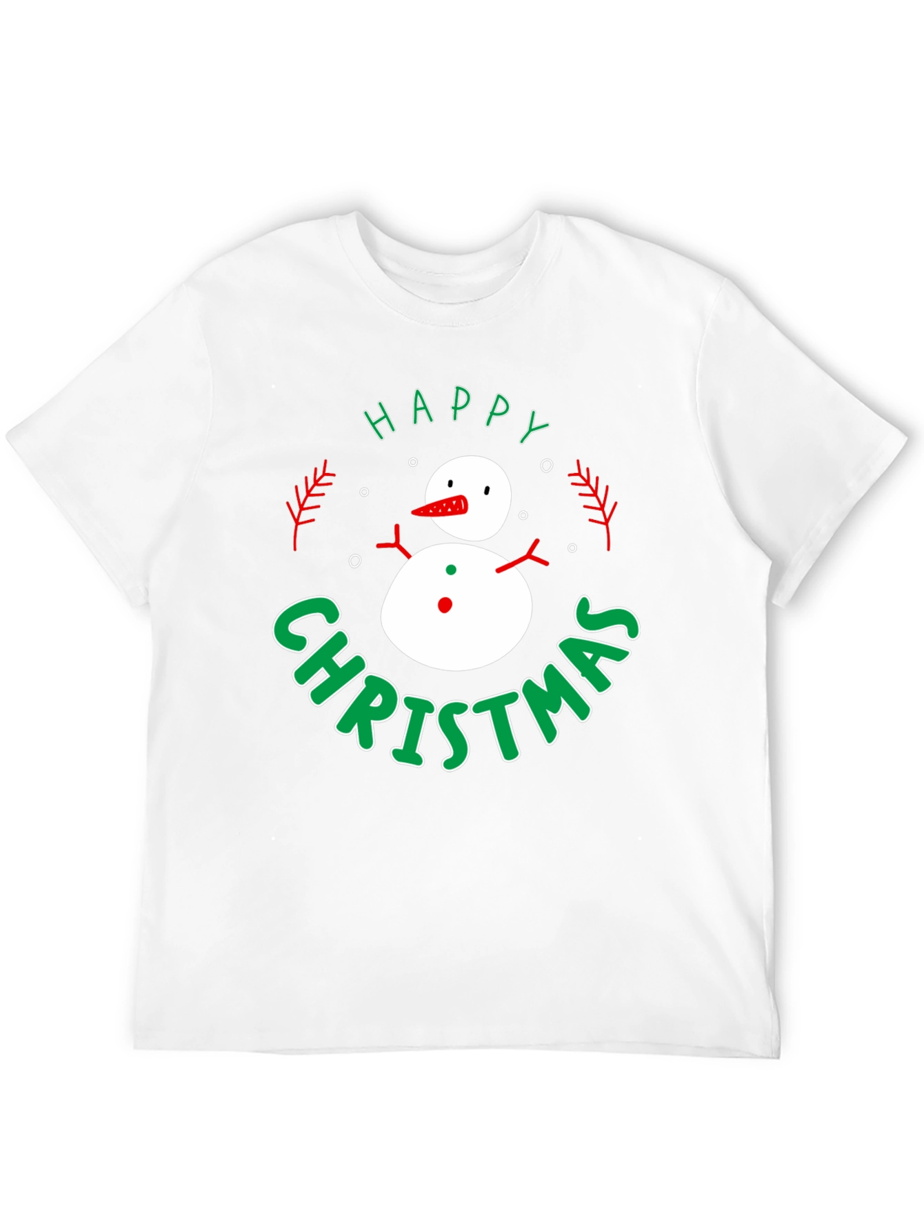 Happy Christmas Snowman T-Shirt