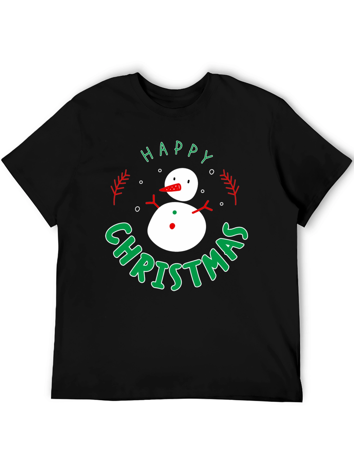 Happy Christmas Snowman T-Shirt