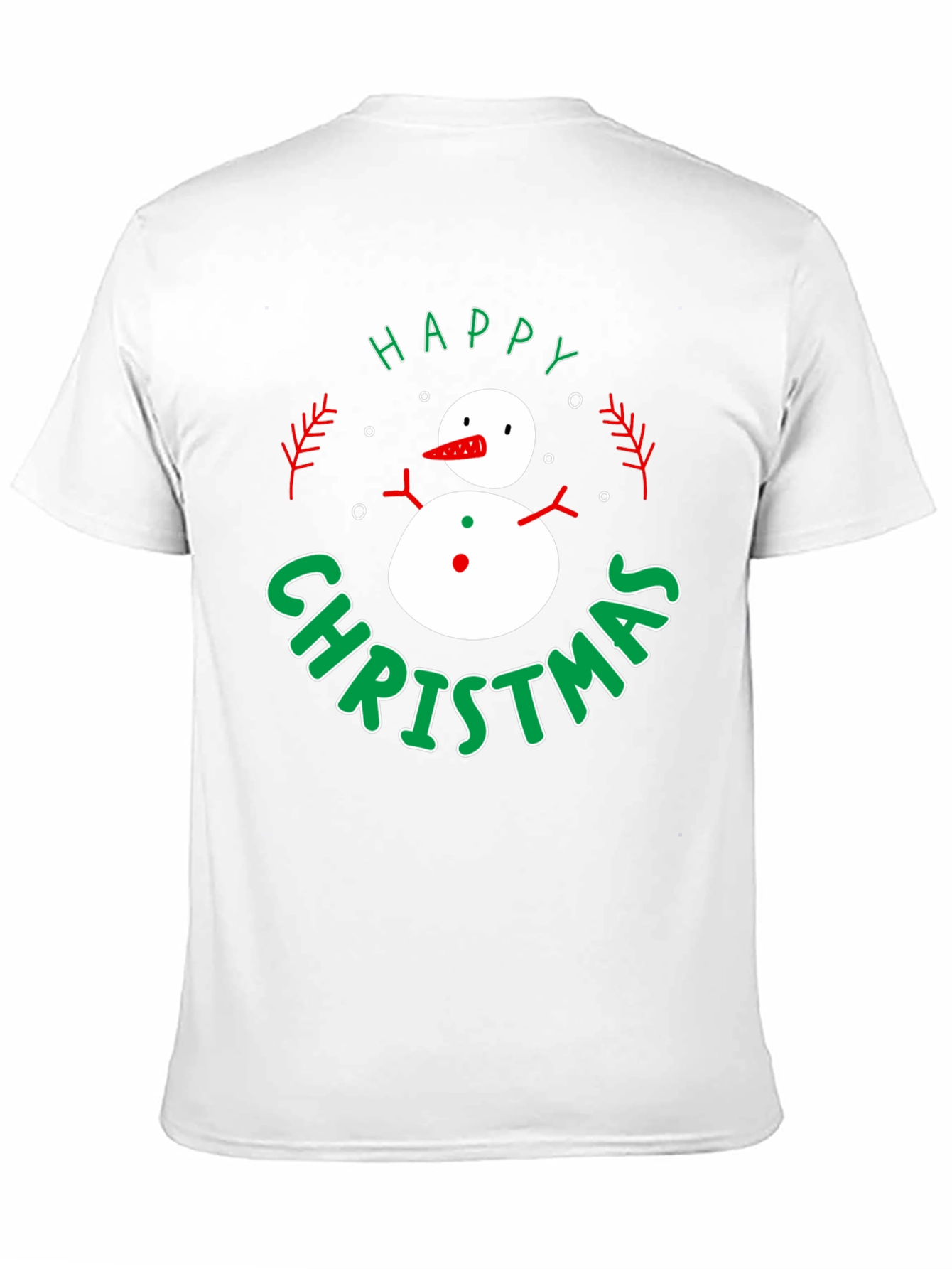 Happy Christmas Snowman T-Shirt