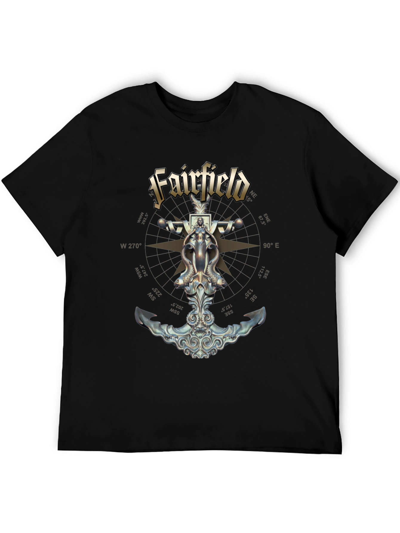 Fairfield Compass Anchor Graphic T-Shirt