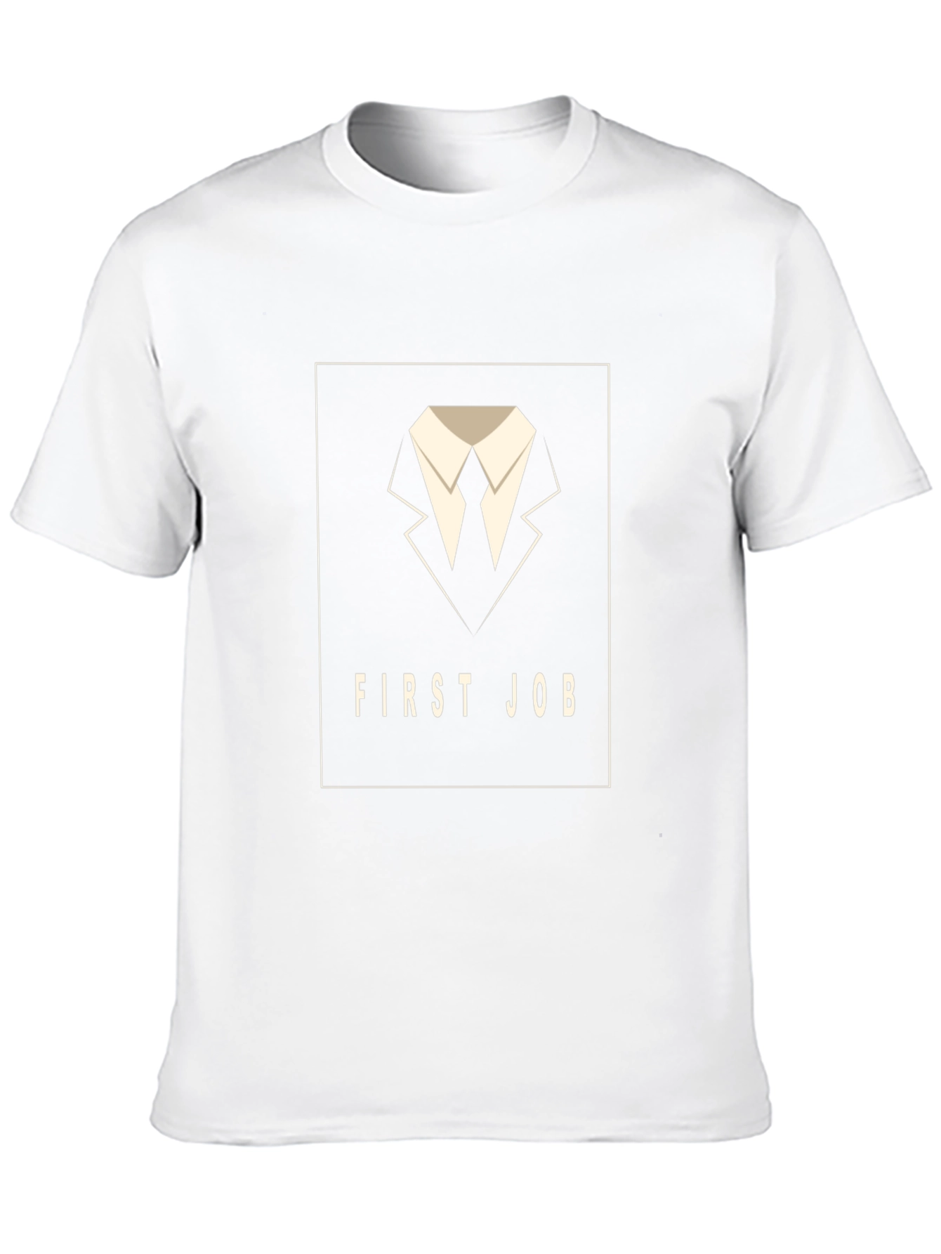 First Job T-Shirt - Black Graphic Tee
