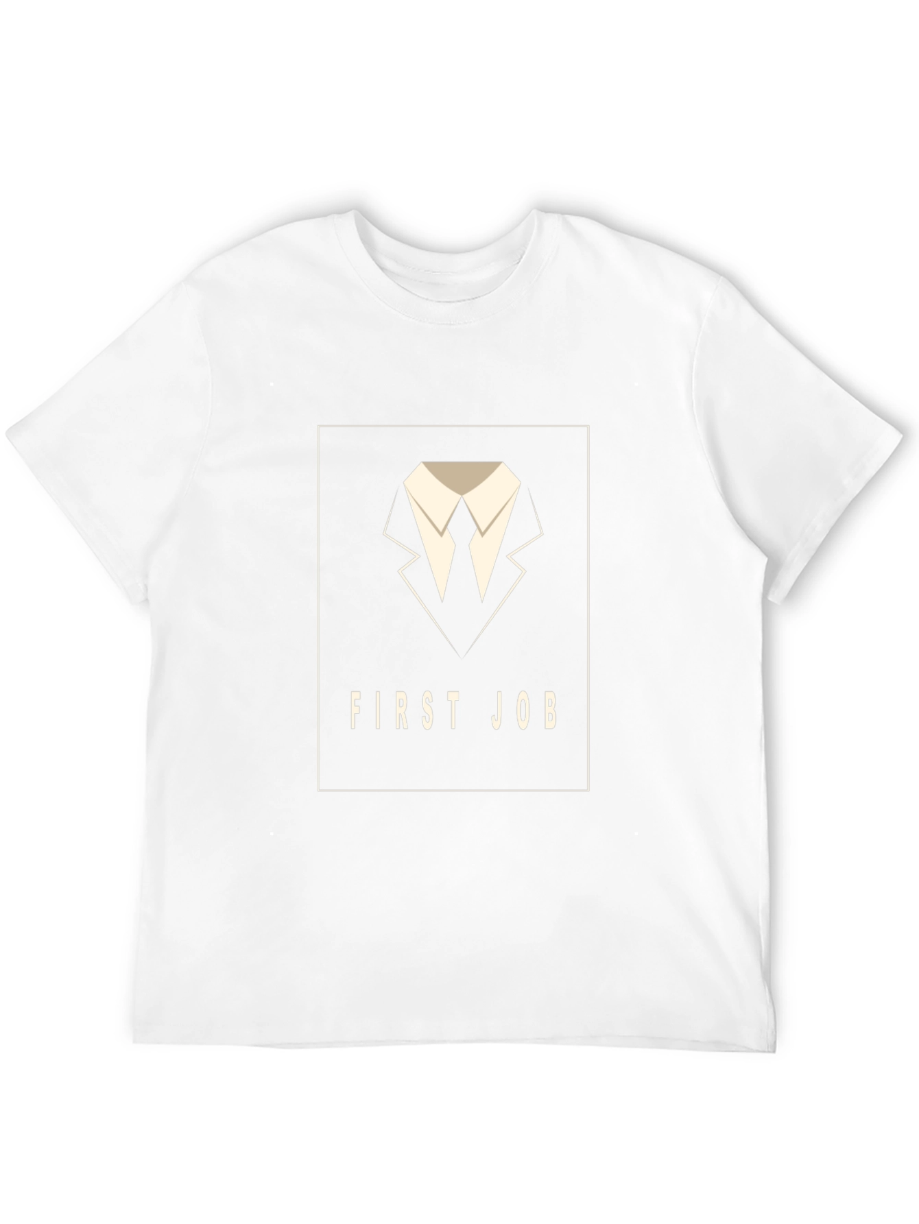 First Job T-Shirt - Black Graphic Tee