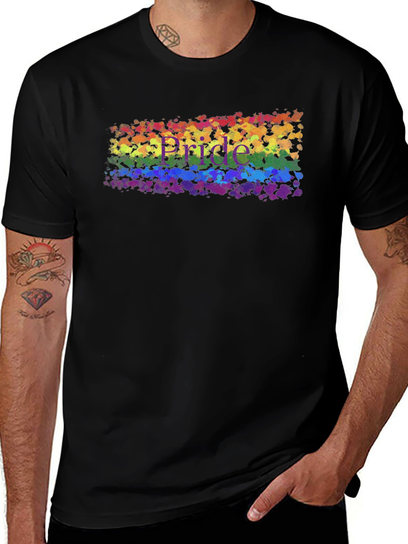 Pride Rainbow Graphic Tee