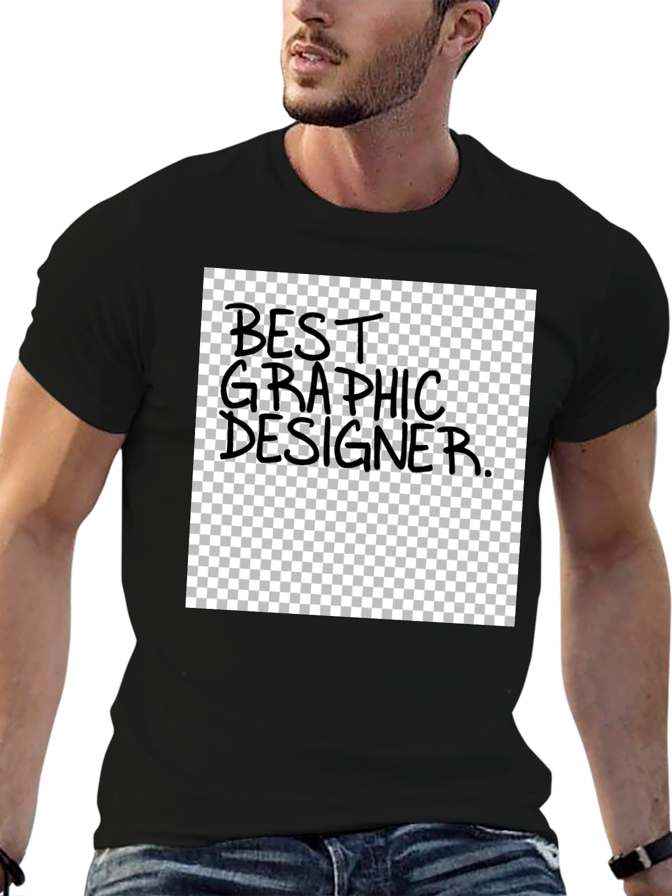 Best Graphic Designer T-Shirt - Black Cotton Tee