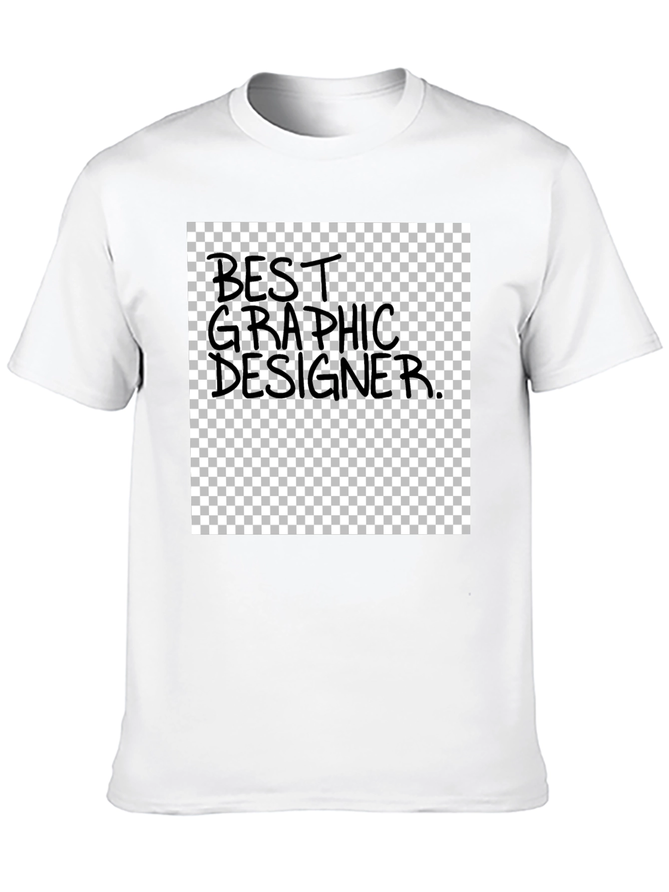 Best Graphic Designer T-Shirt - Black Cotton Tee
