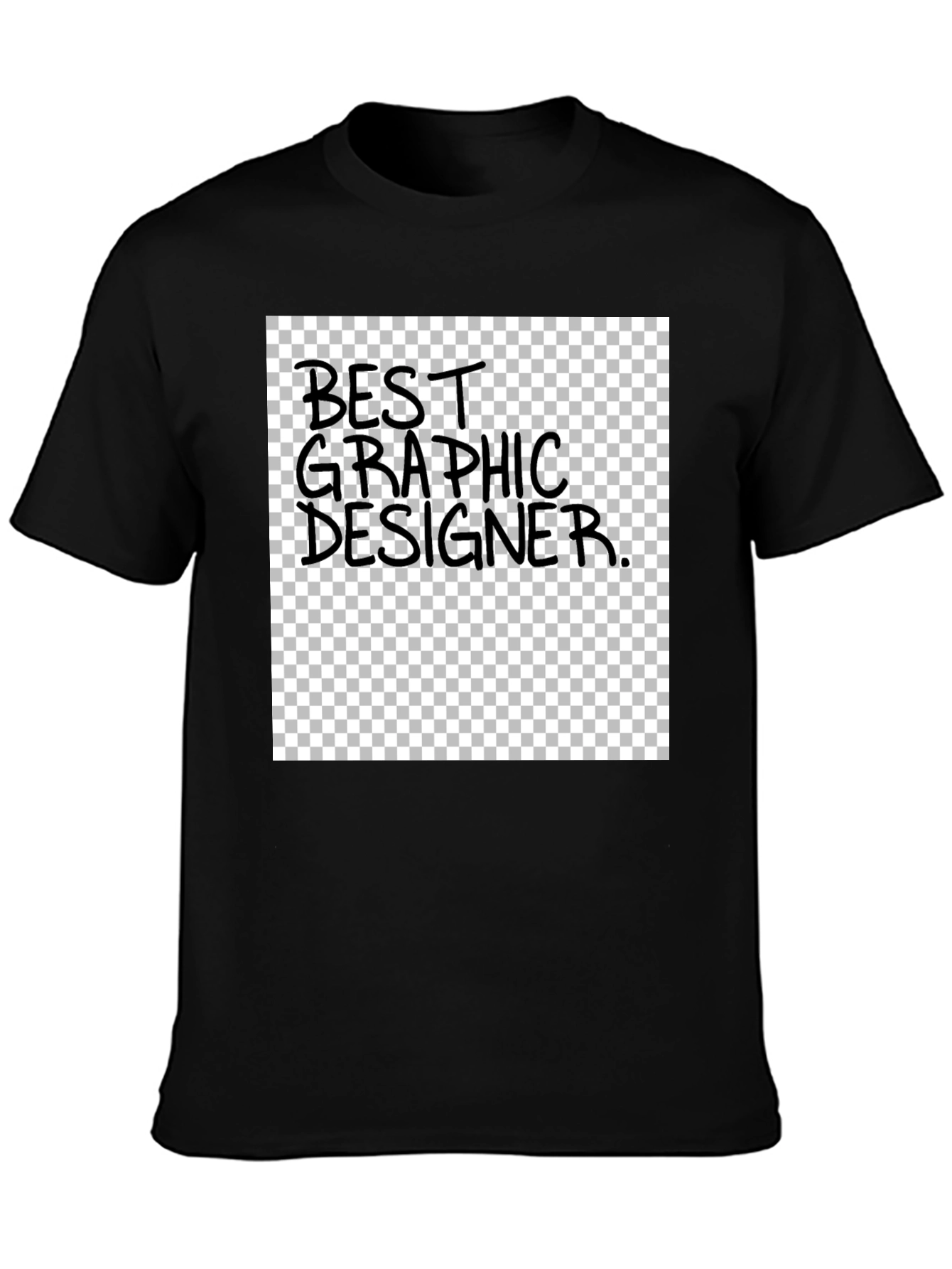 Best Graphic Designer T-Shirt - Black Cotton Tee