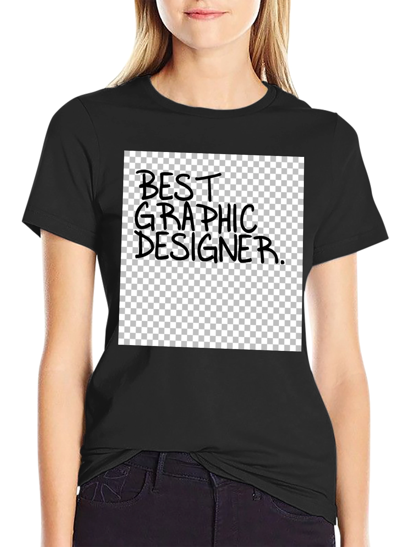 Best Graphic Designer T-Shirt - Black Cotton Tee