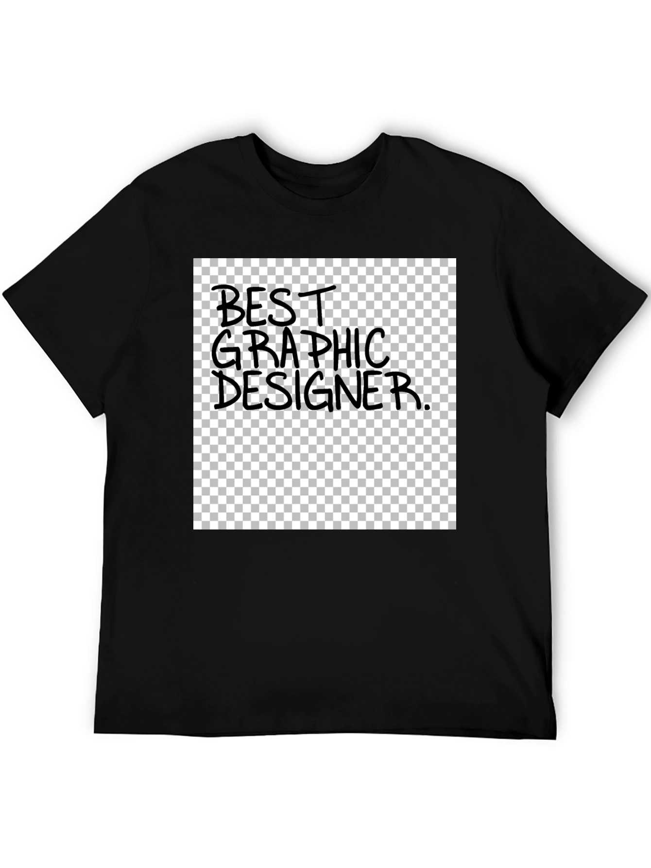 Best Graphic Designer T-Shirt - Black Cotton Tee