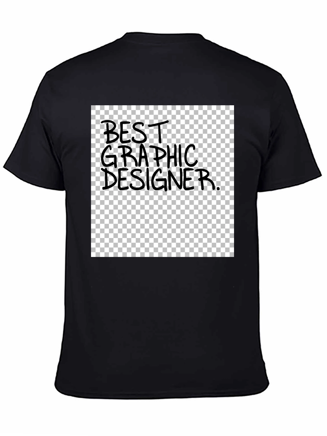 Best Graphic Designer T-Shirt - Black Cotton Tee