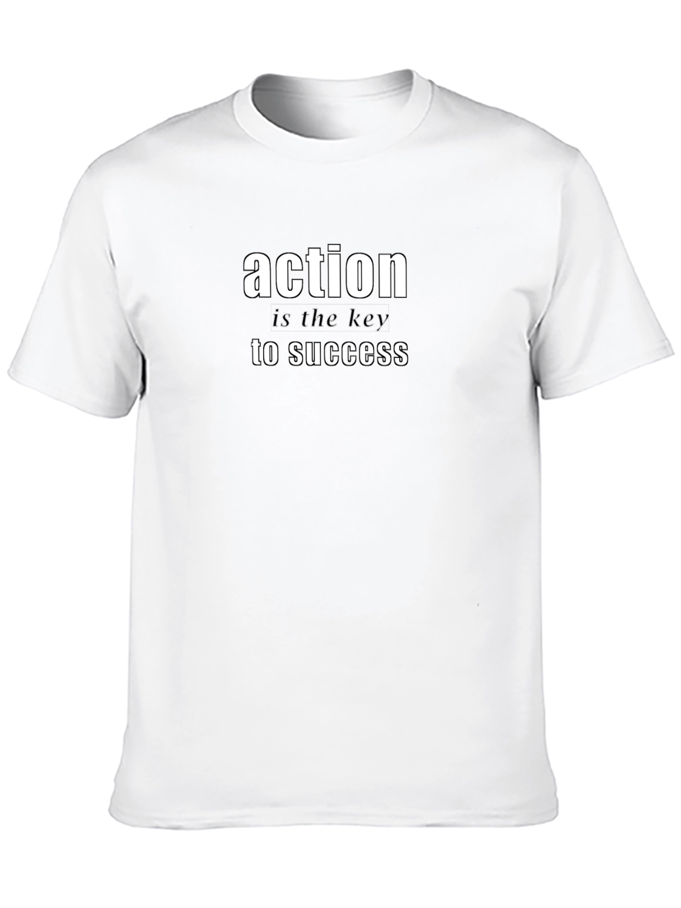 Action is Key T-Shirt - Motivational Tee