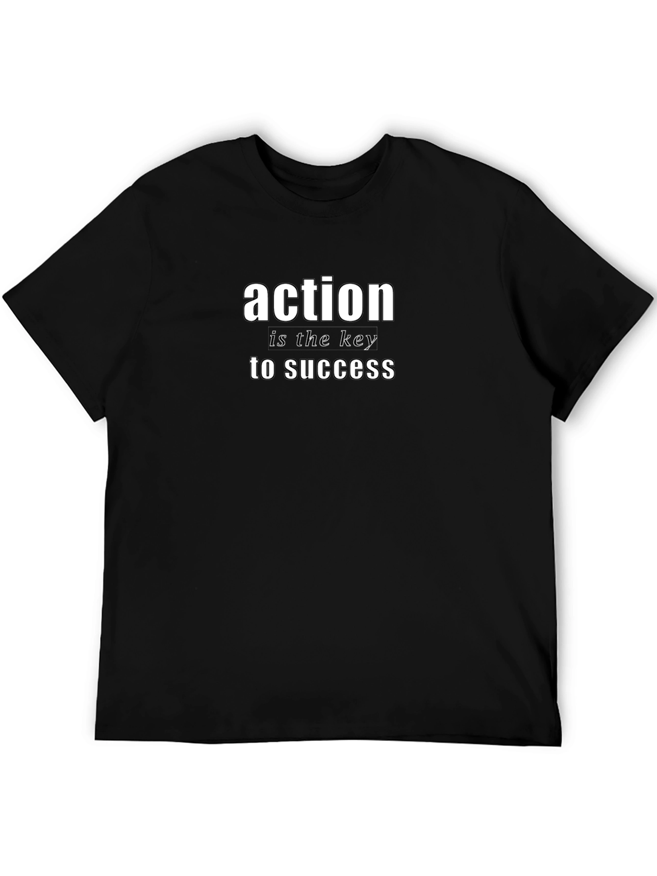 Action is Key T-Shirt - Motivational Tee