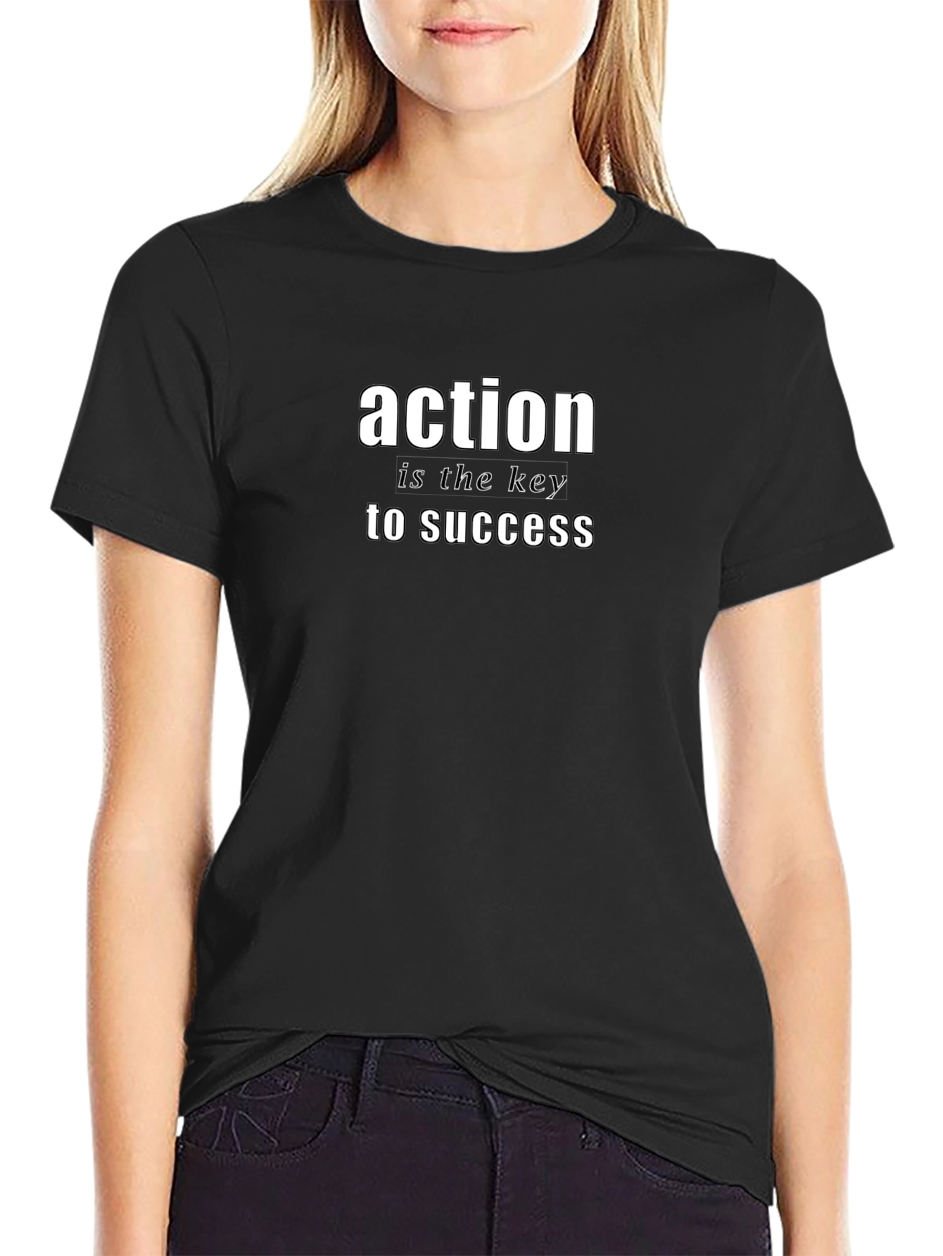 Action is Key T-Shirt - Motivational Tee