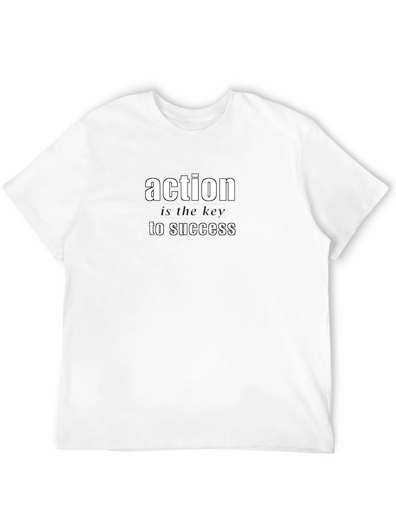 Action is Key T-Shirt - Motivational Tee