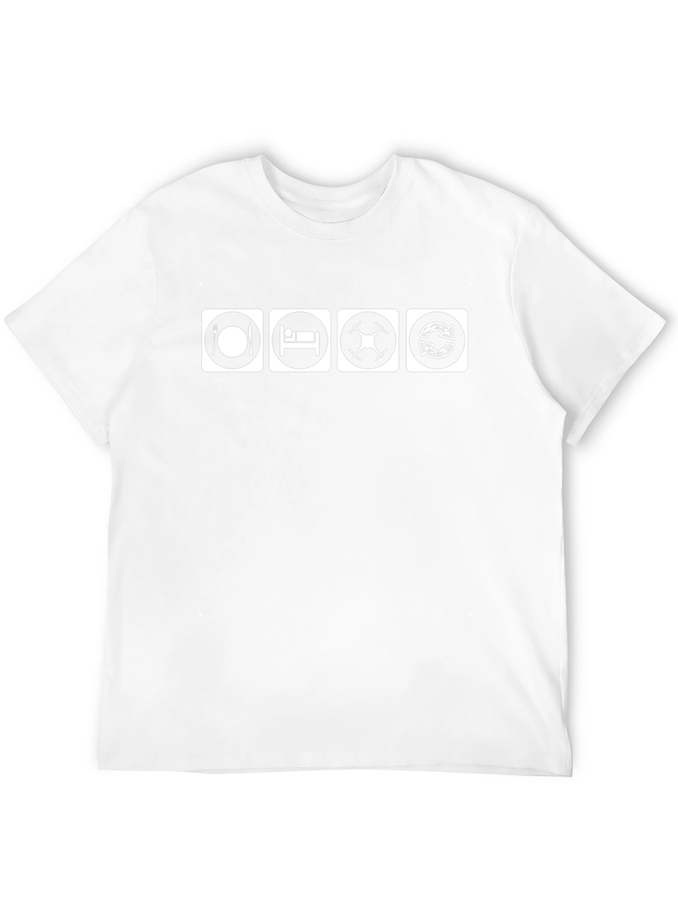 Eat Sleep Drone Repeat - Funny Hobby T-Shirt