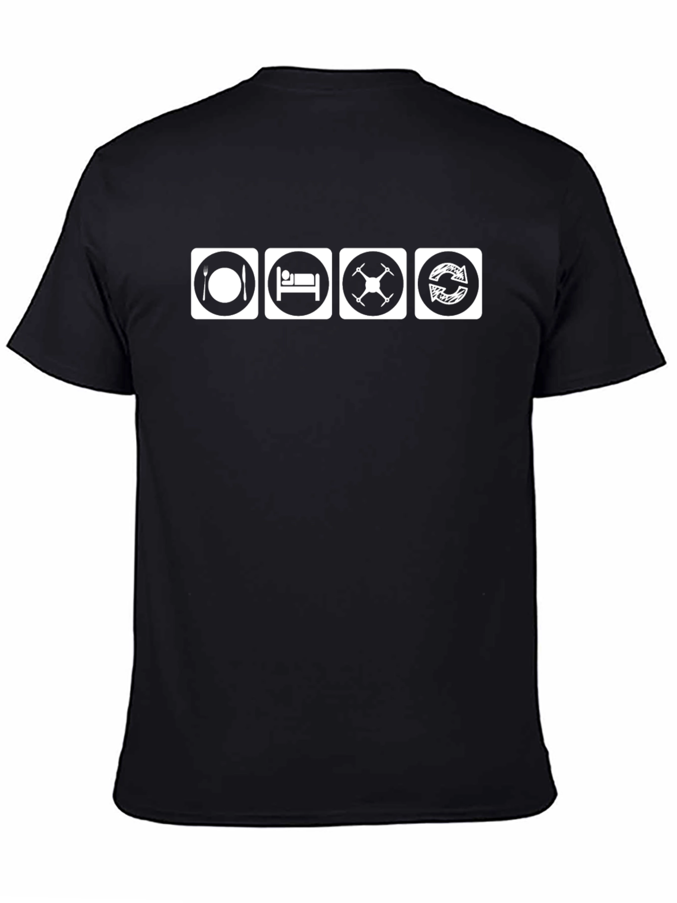 Eat Sleep Drone Repeat - Funny Hobby T-Shirt