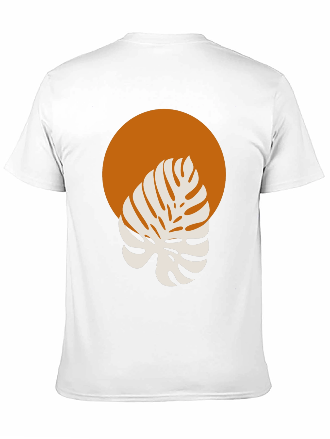 Monstera Graphic Tee - Modern Tropical Style