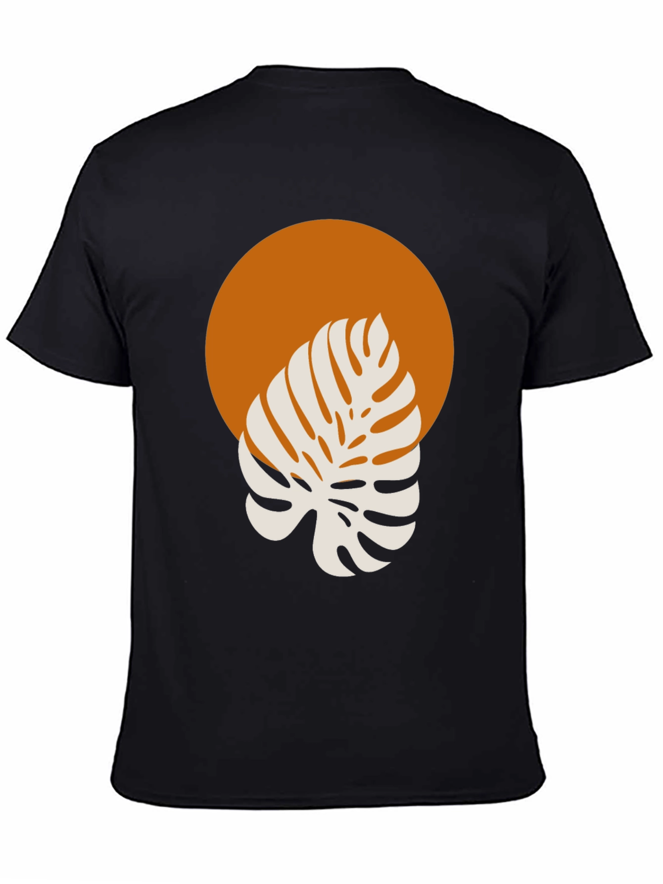 Monstera Graphic Tee - Modern Tropical Style