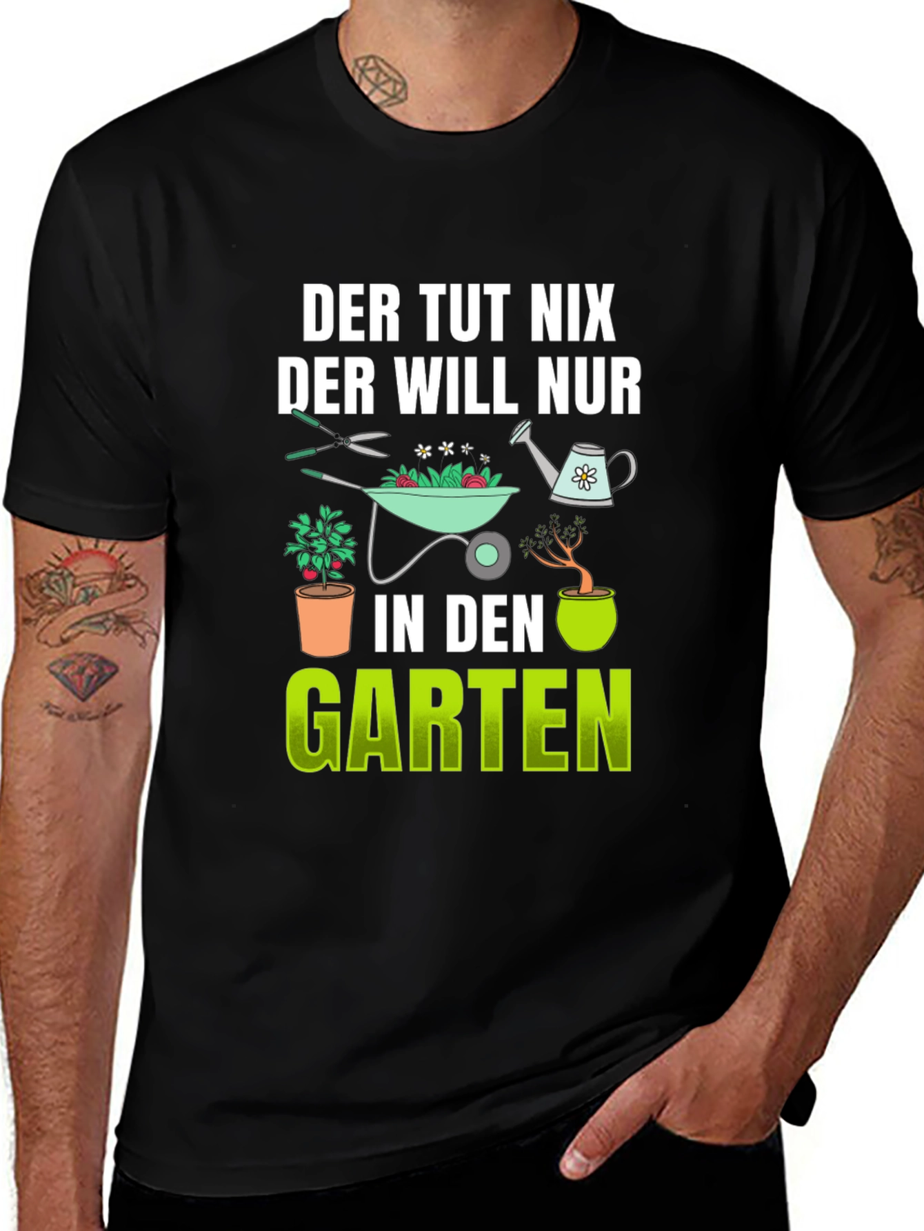 Der Tut Nix Garten T-Shirt - Gardener Gift