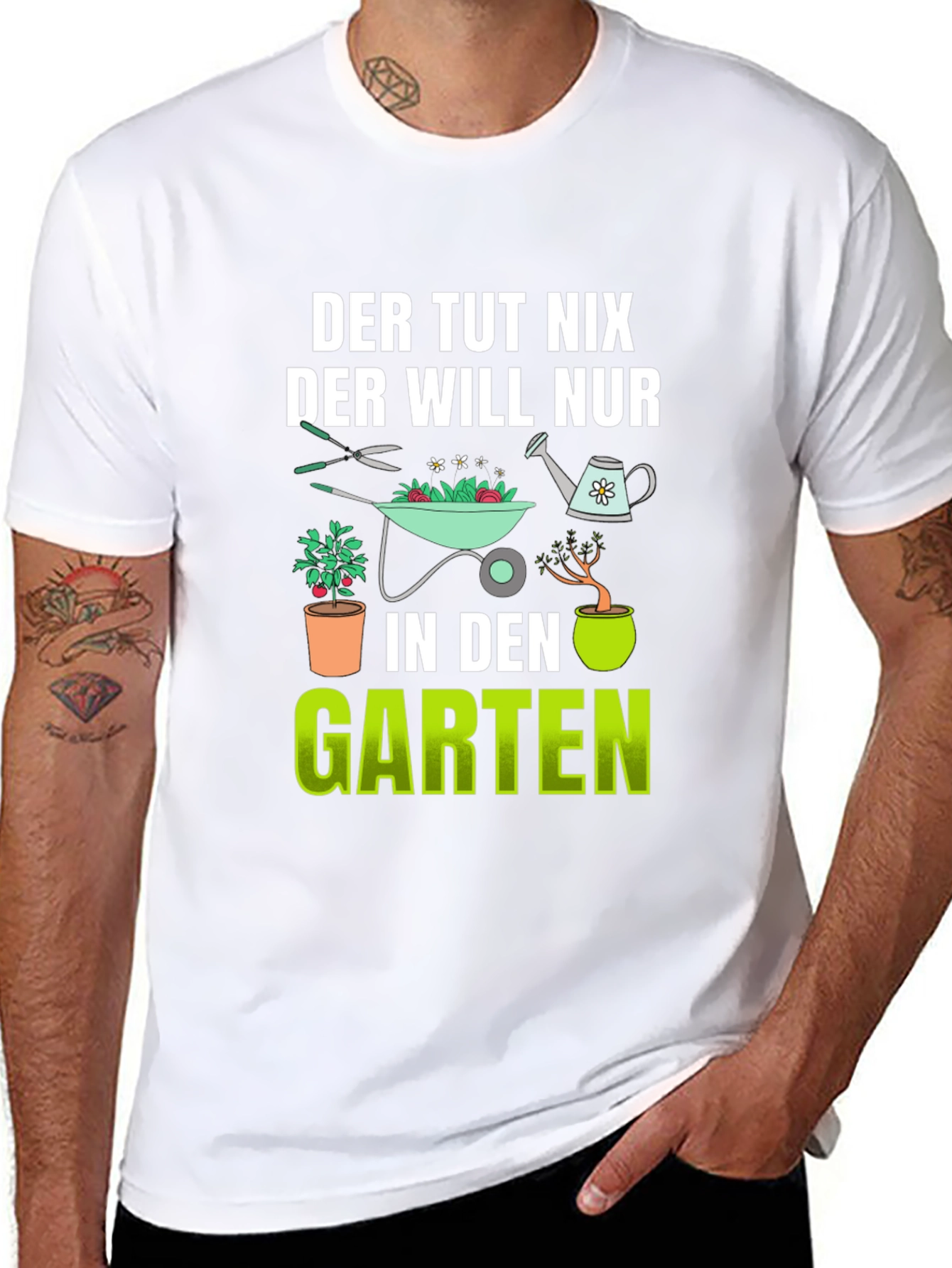 Der Tut Nix Garten T-Shirt - Gardener Gift
