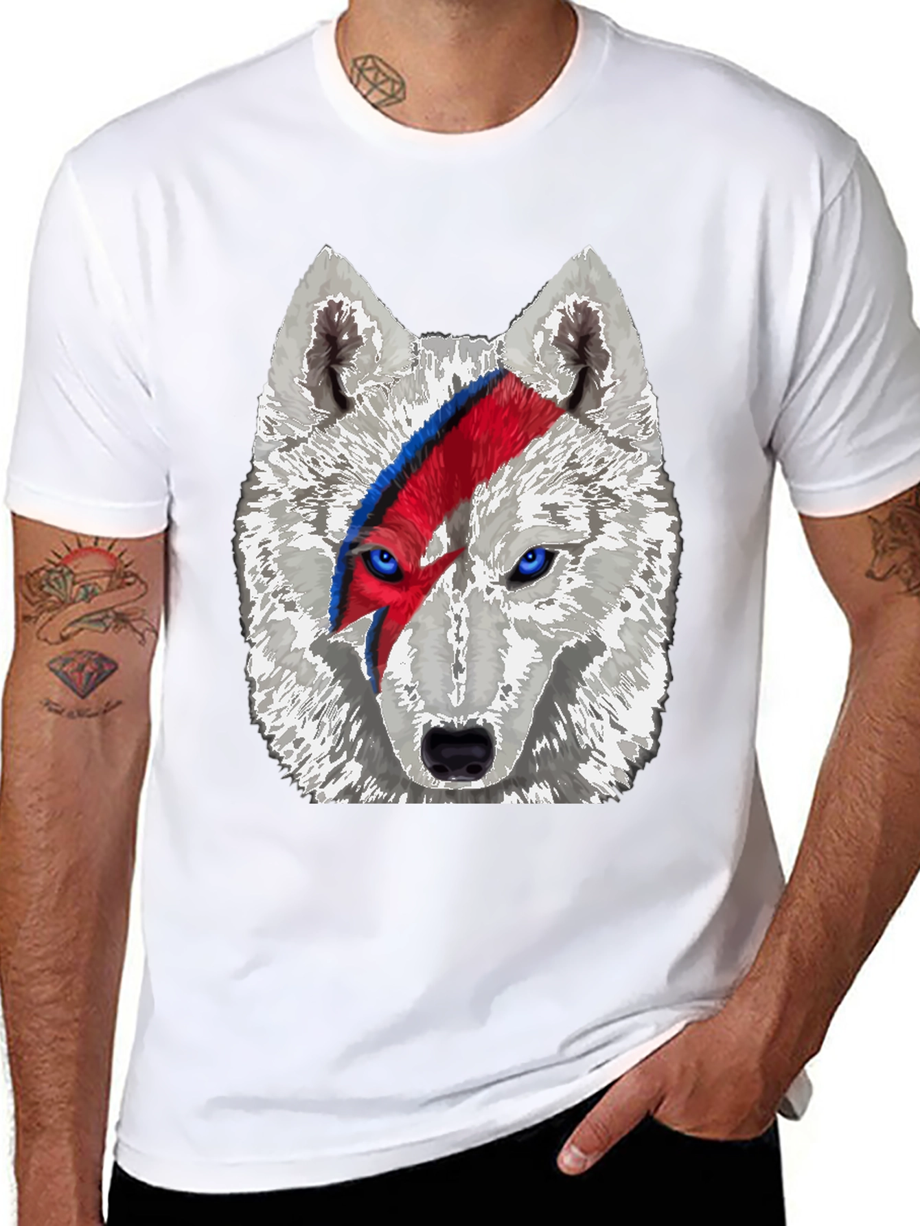 Wolf Ziggy Stardust Graphic Tee