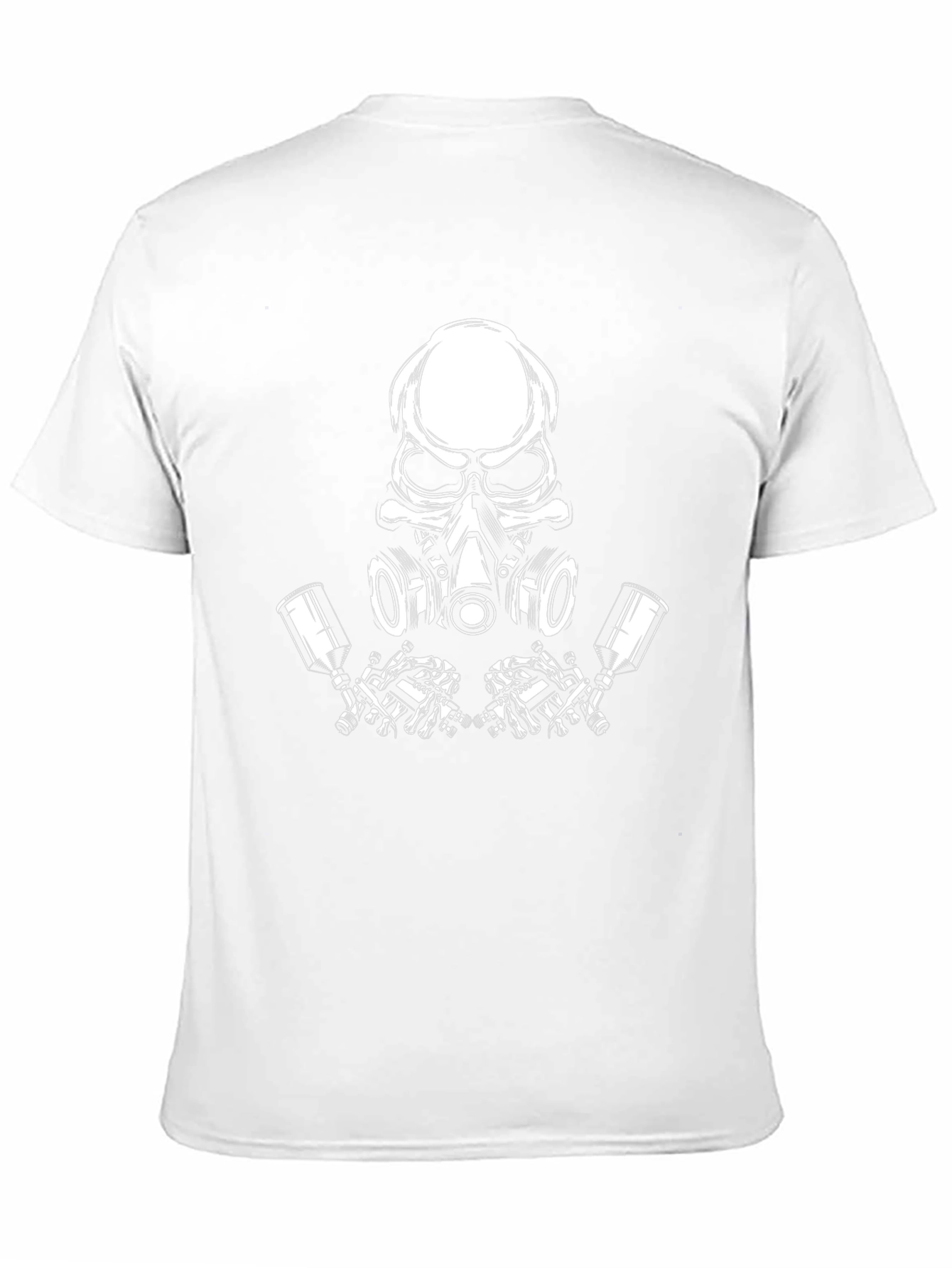 Skull Gas Mask Graphic T-Shirt