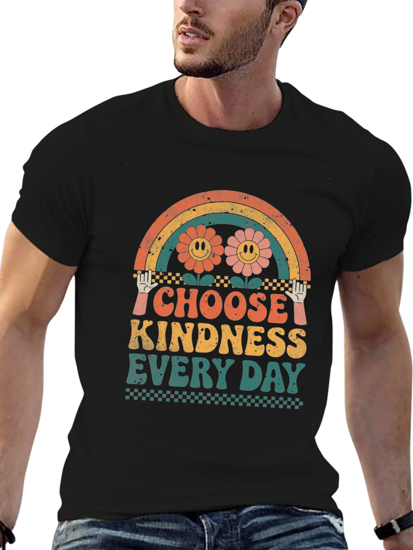 Choose Kindness T-Shirt Retro Graphic Tee