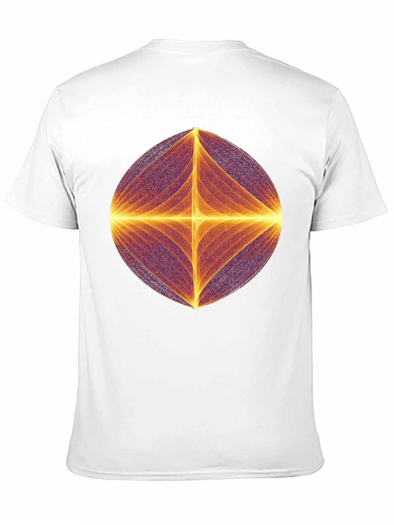 Abstract Geometric Graphic Print Black T-Shirt