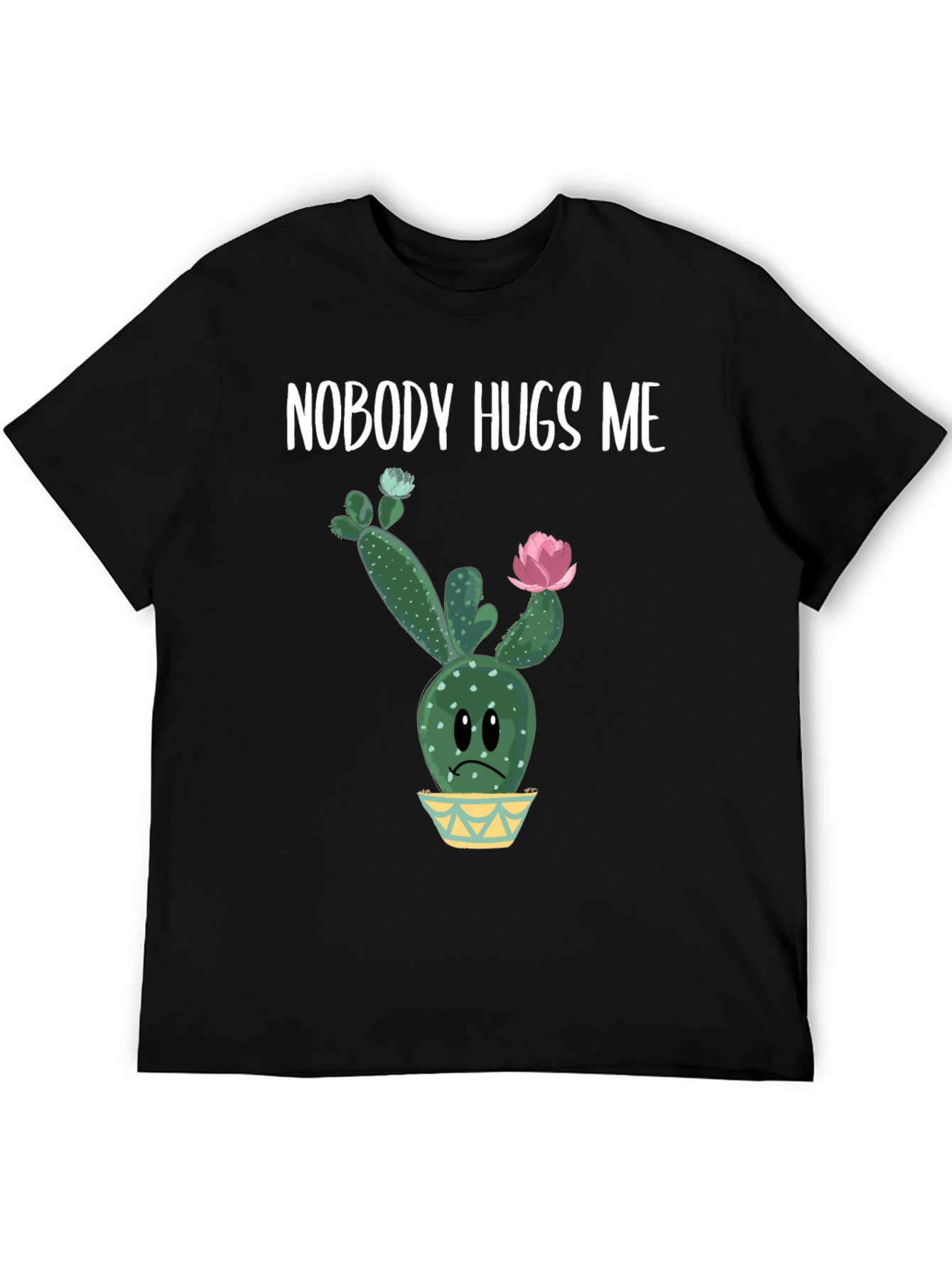 Nobody Hugs Me Cactus Graphic Tee - Unisex