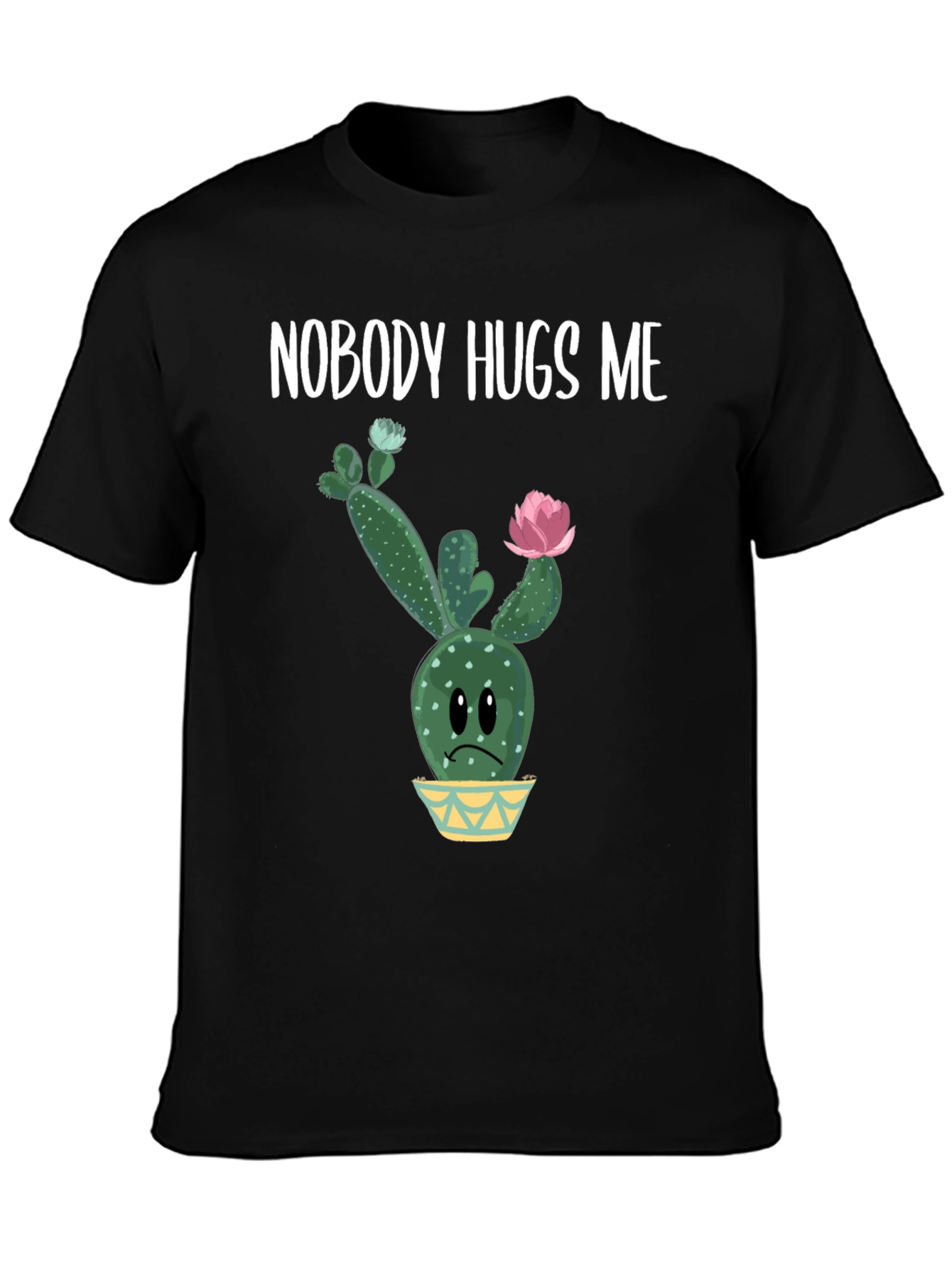 Nobody Hugs Me Cactus Graphic Tee - Unisex