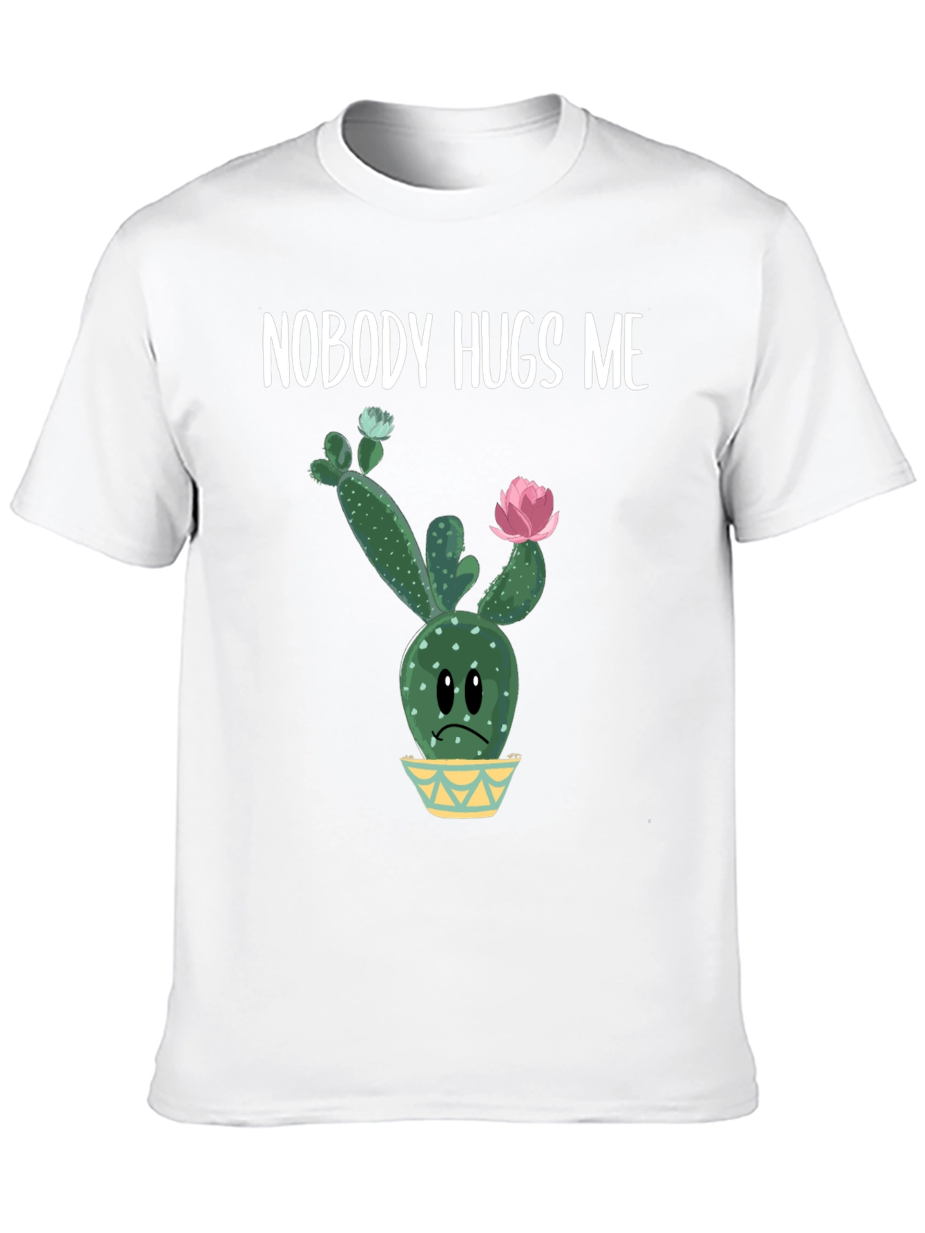 Nobody Hugs Me Cactus Graphic Tee - Unisex