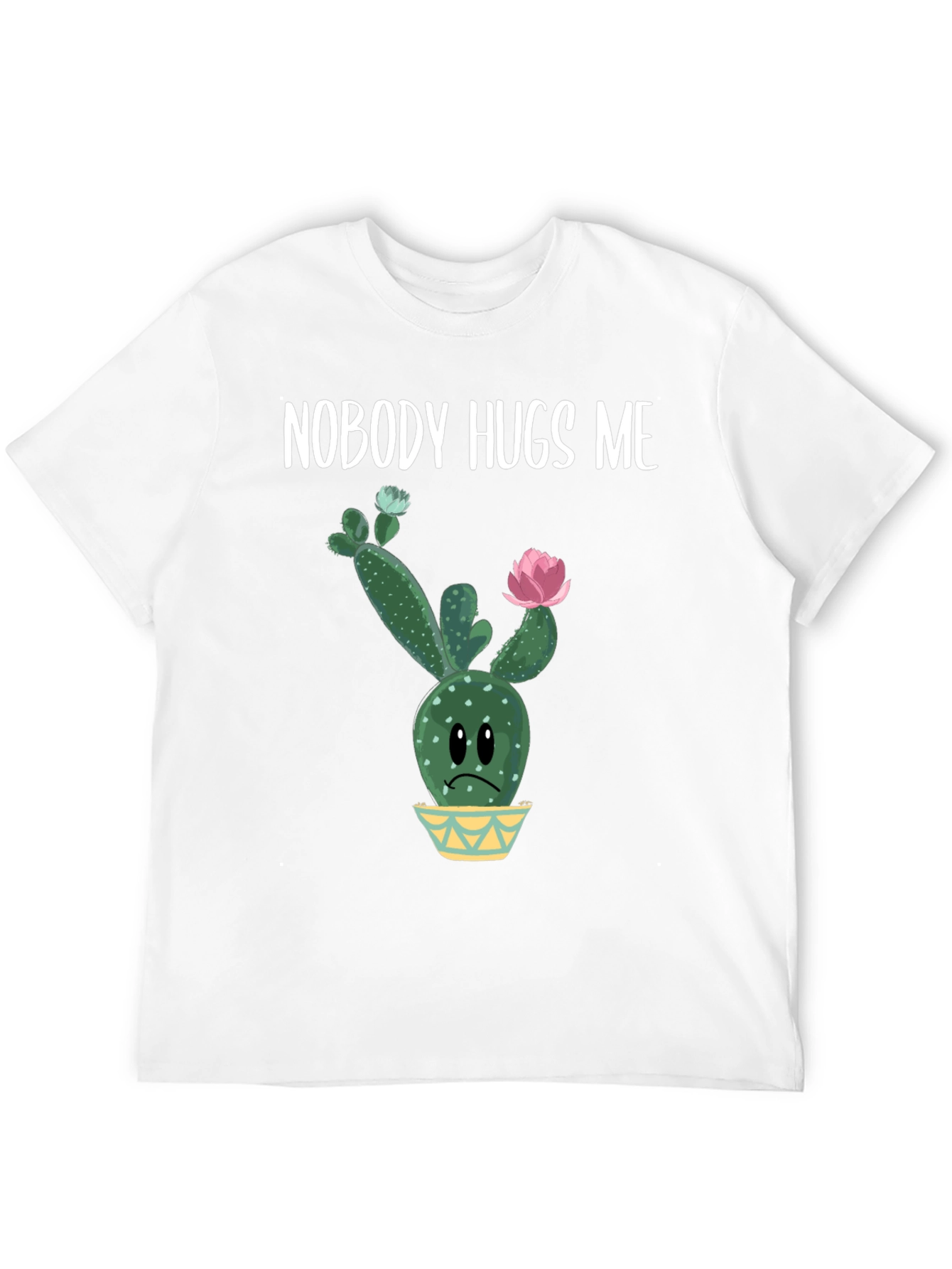 Nobody Hugs Me Cactus Graphic Tee - Unisex