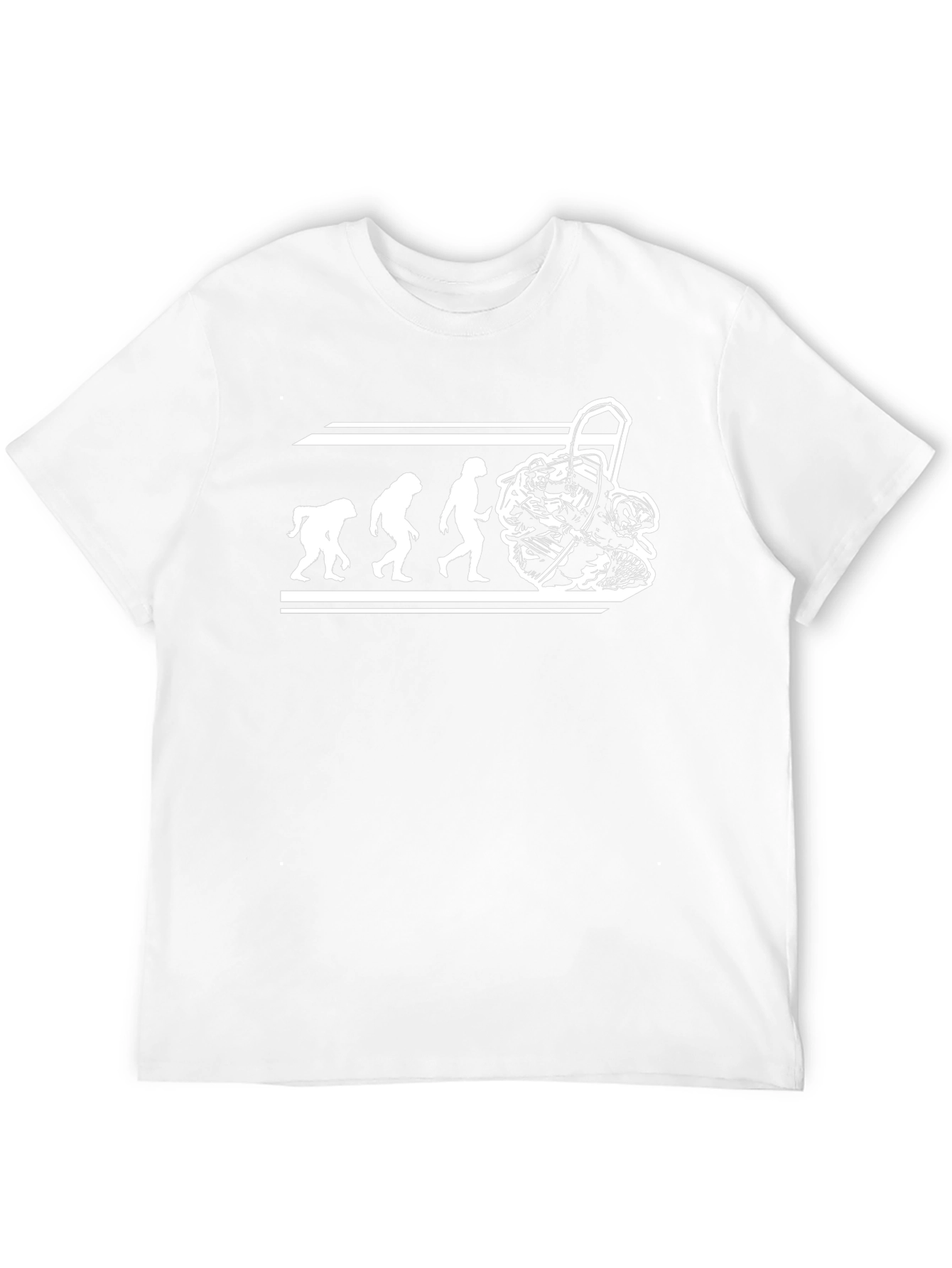Evolution of Angling Black T-Shirt