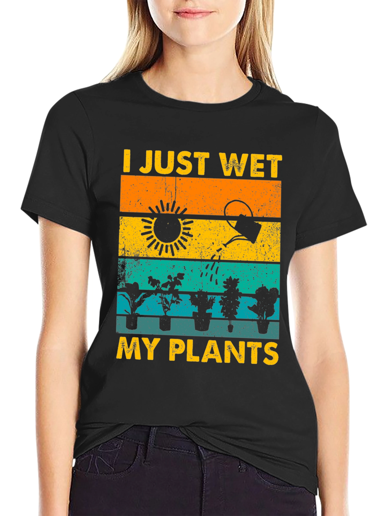 I Just Wet My Plants T-Shirt Gardener Gift