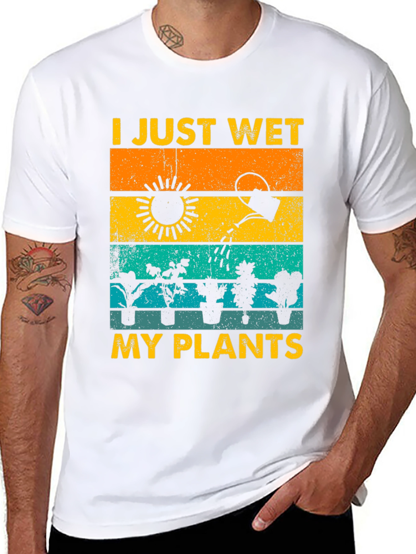 I Just Wet My Plants T-Shirt Gardener Gift