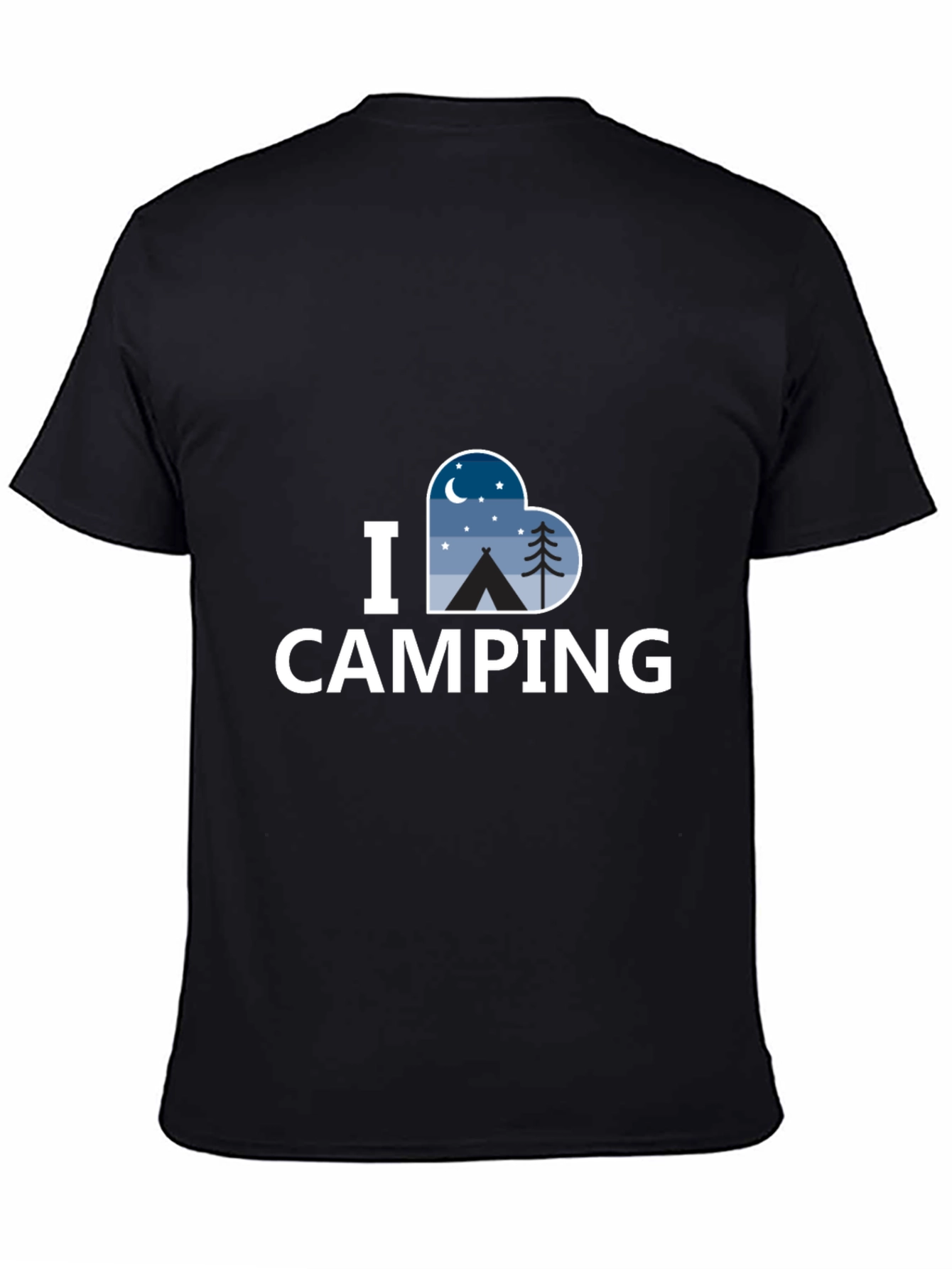 I Heart Camping Graphic Tee - Unisex