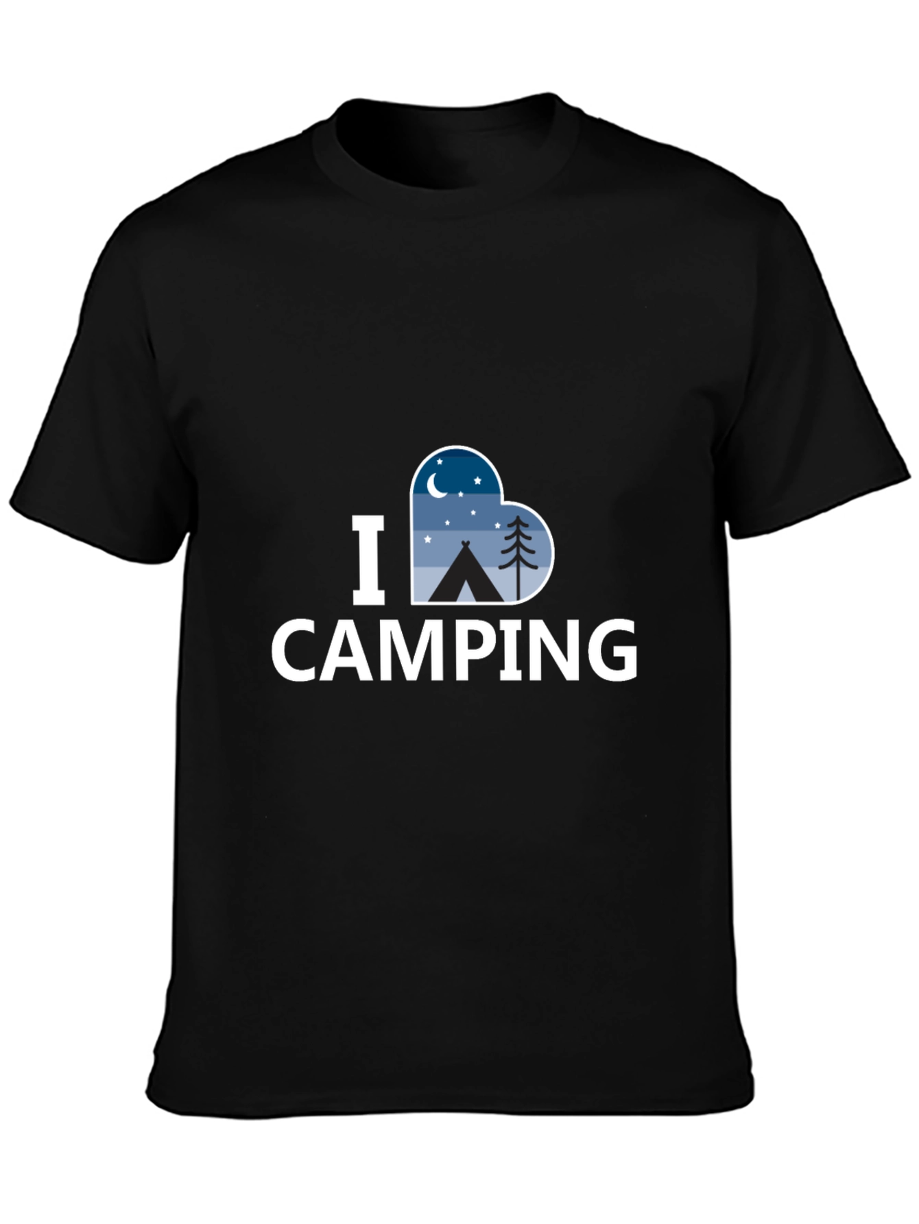 I Heart Camping Graphic Tee - Unisex