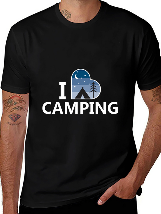 I Heart Camping Graphic Tee - Unisex