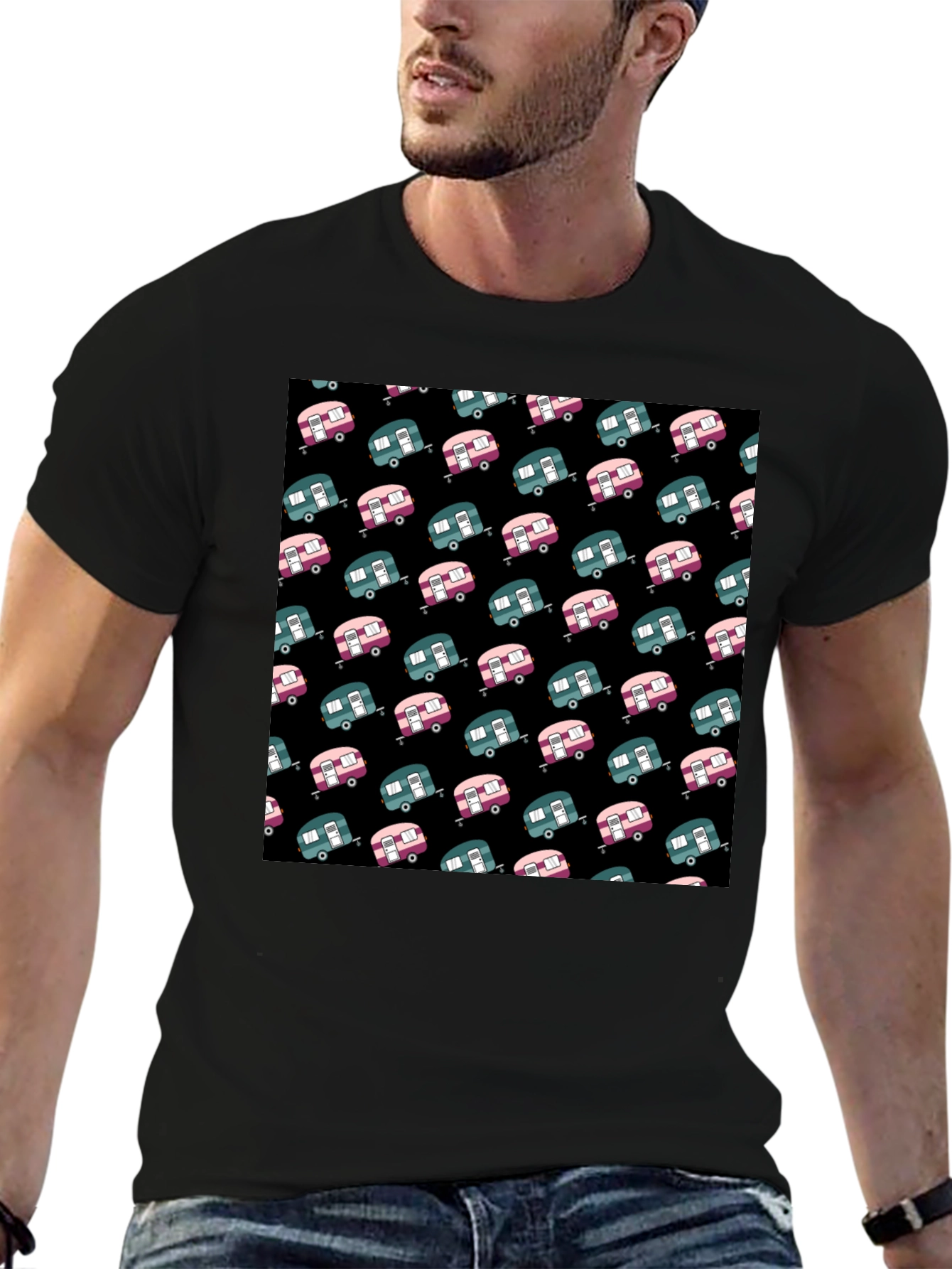 Retro Camper T-Shirt - RV Camping Adventure Tee