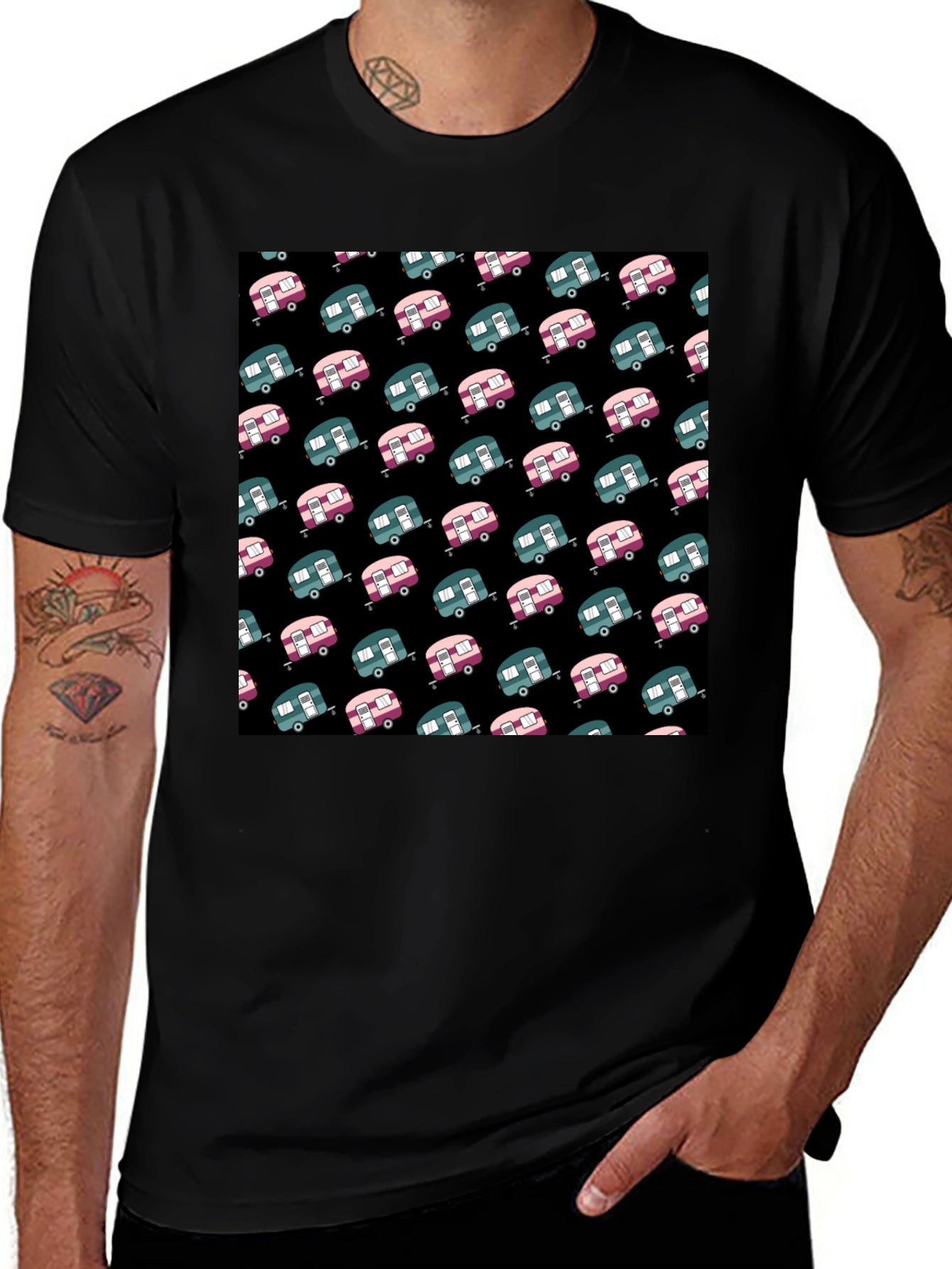 Retro Camper T-Shirt - RV Camping Adventure Tee