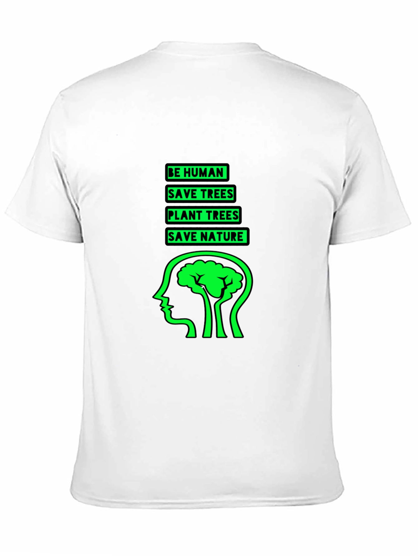 Eco-Friendly Black Graphic T-Shirt