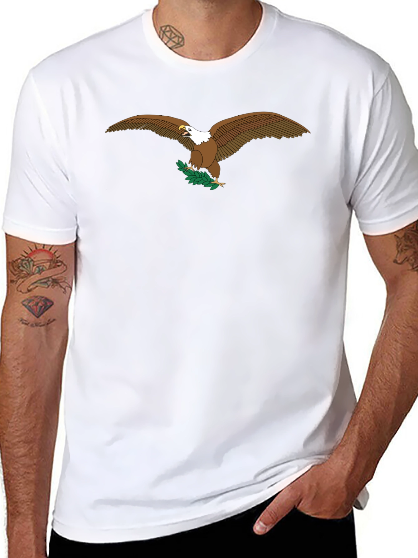 Eagle Graphic Black T-Shirt