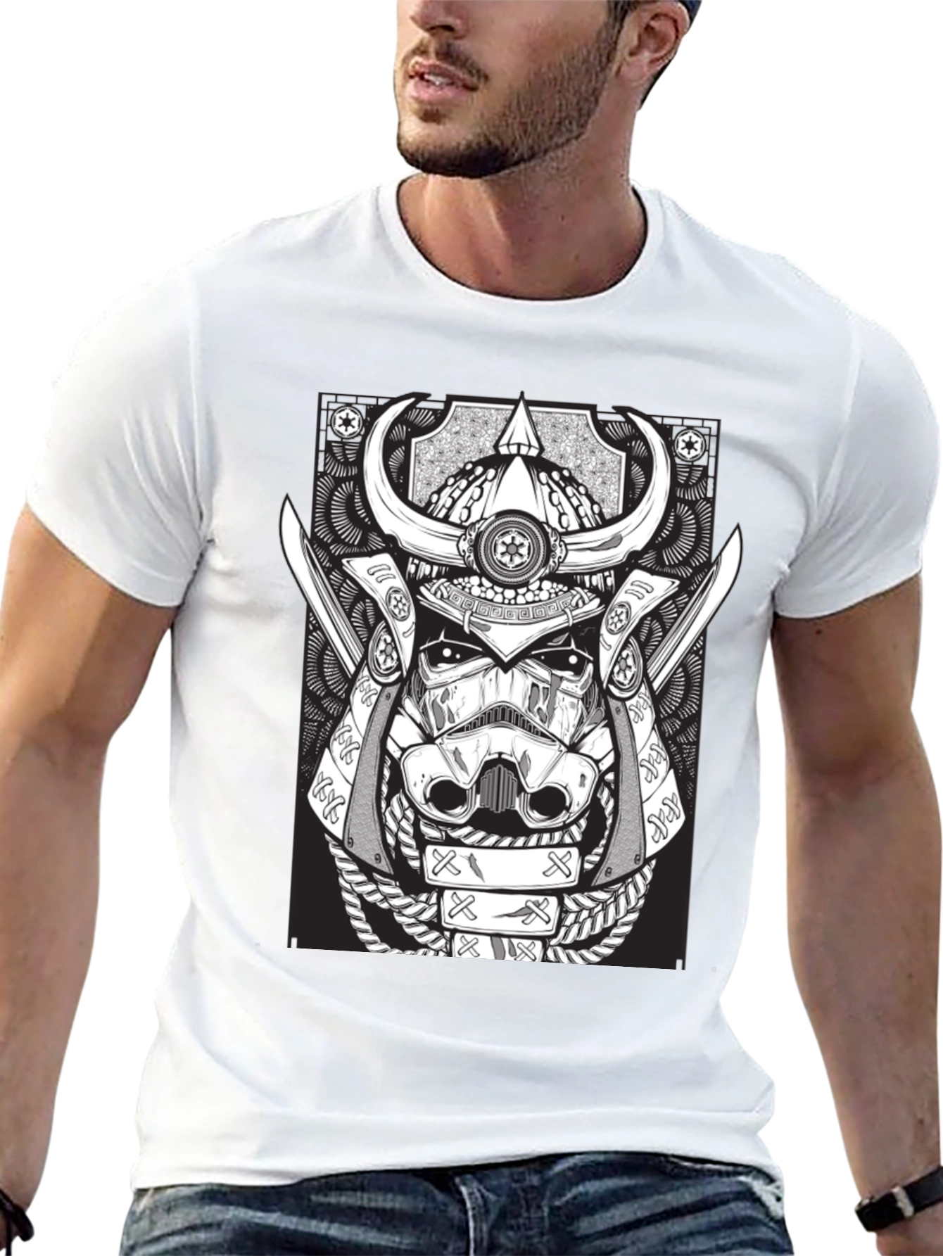 Stormtrooper Samurai T-Shirt - Unique Graphic Tee