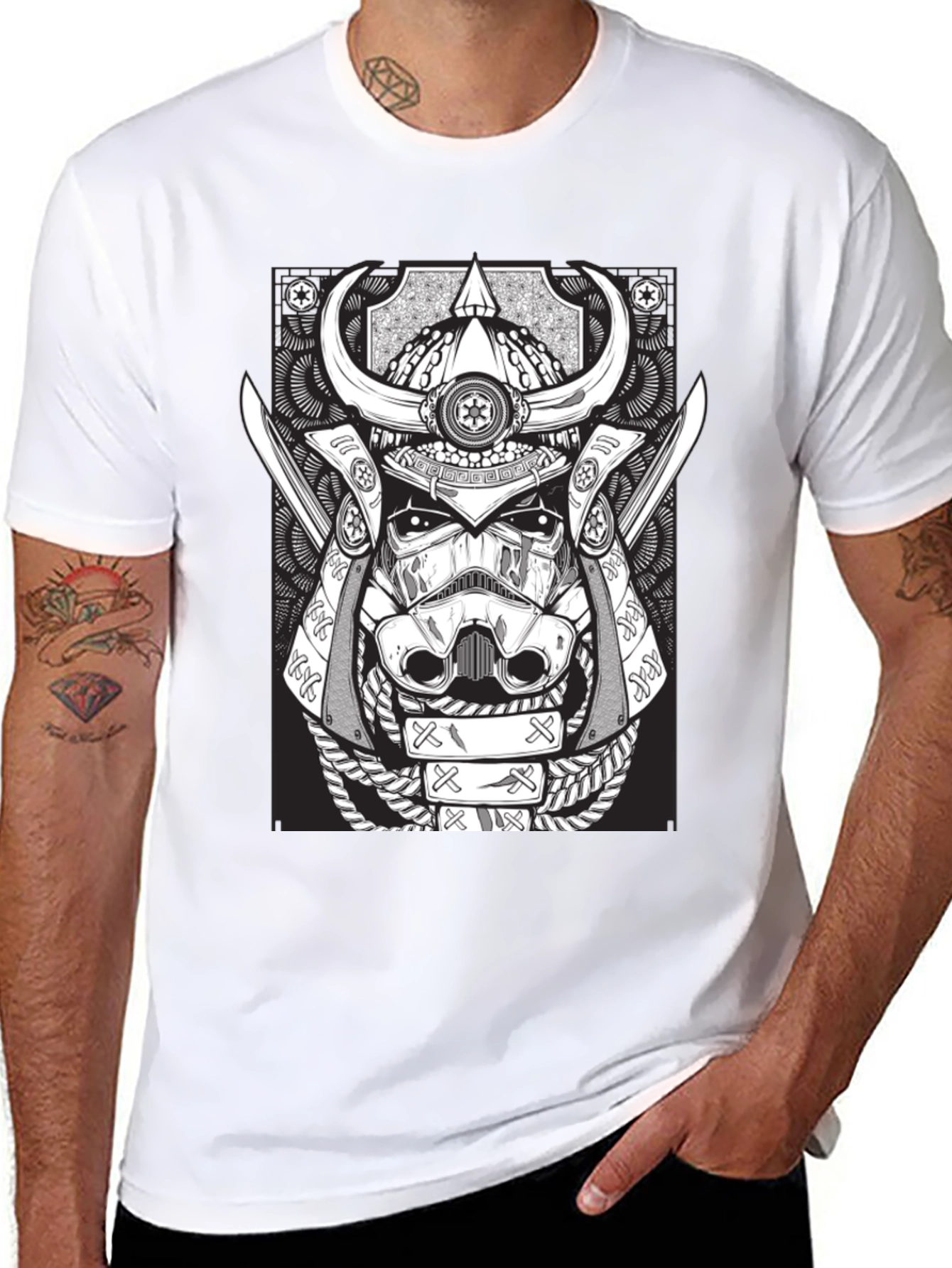 Stormtrooper Samurai T-Shirt - Unique Graphic Tee