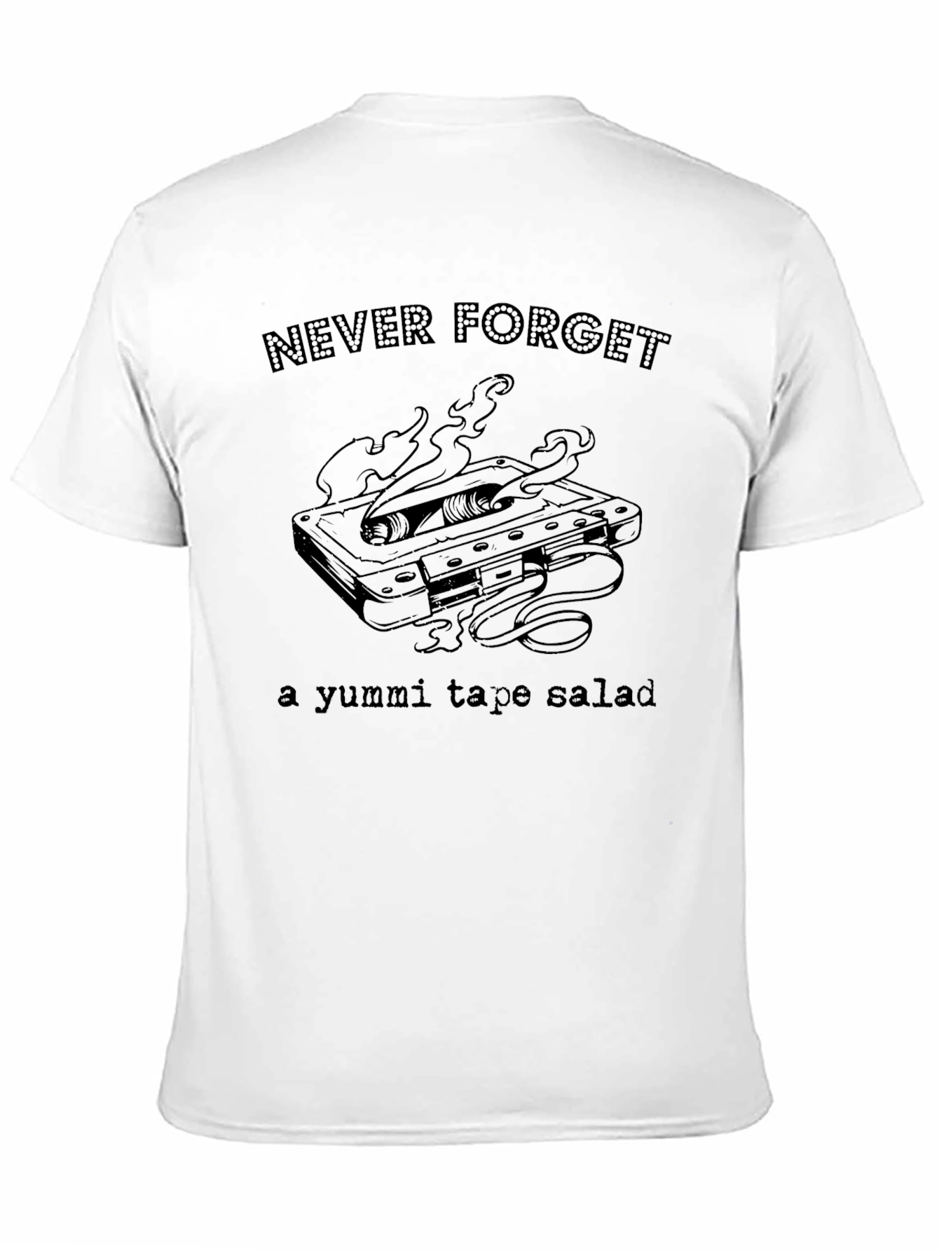 Never Forget Cassette Tape Graphic Tee