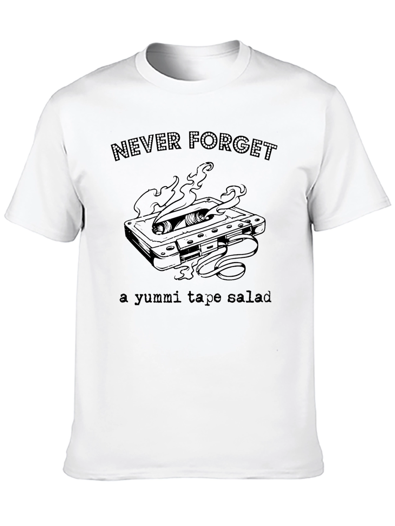 Never Forget Cassette Tape Graphic Tee