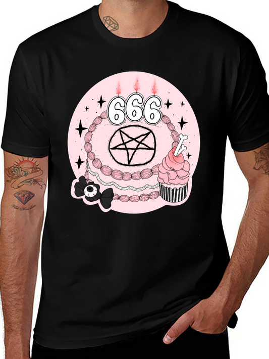 Gothic Birthday Cake Graphic Tee